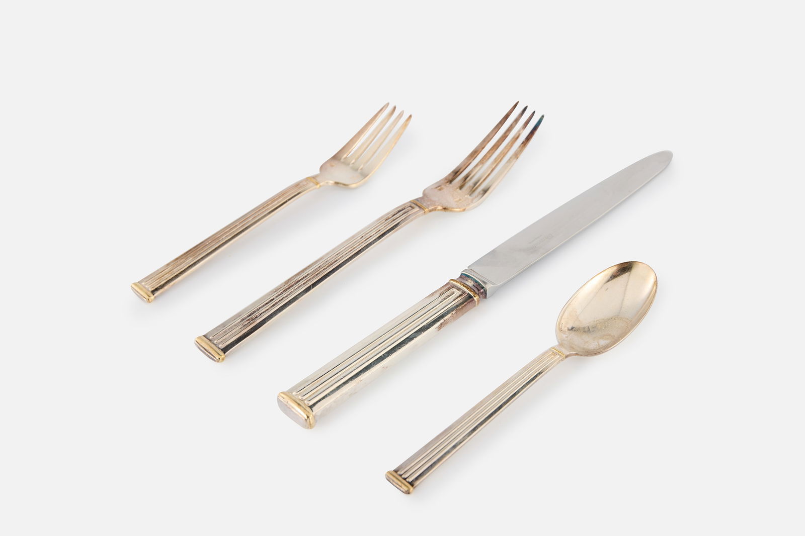 Christofle, 'Triade Gold' Flatware Set for Six (24) (1 of 14)