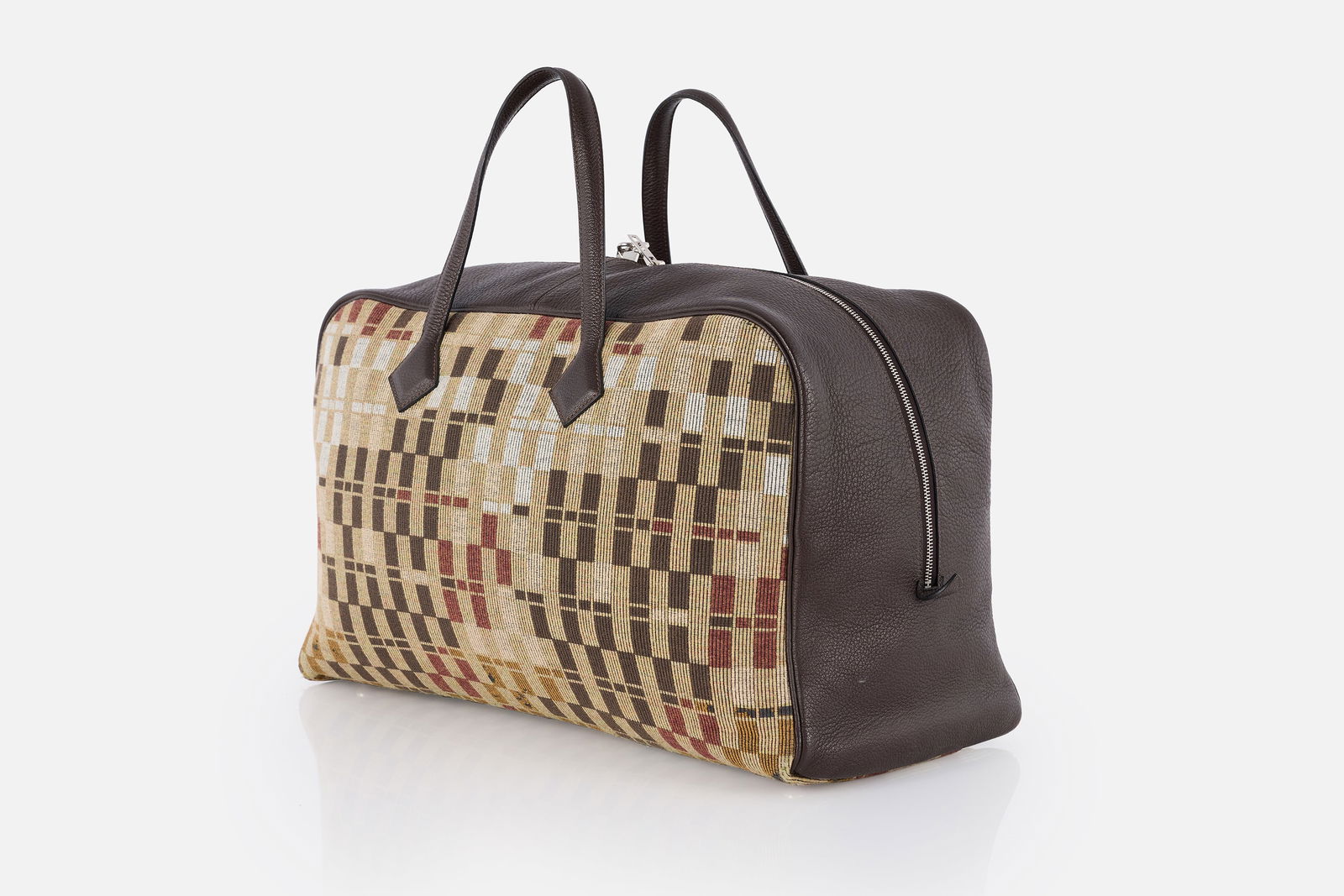 Hermes, Rare 'Voyage' Tapestry Weekender Bag (1 of 20)