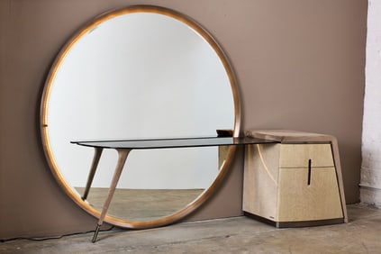 Steve Leung, 'Westly' Vanity Table + Mirror (2)