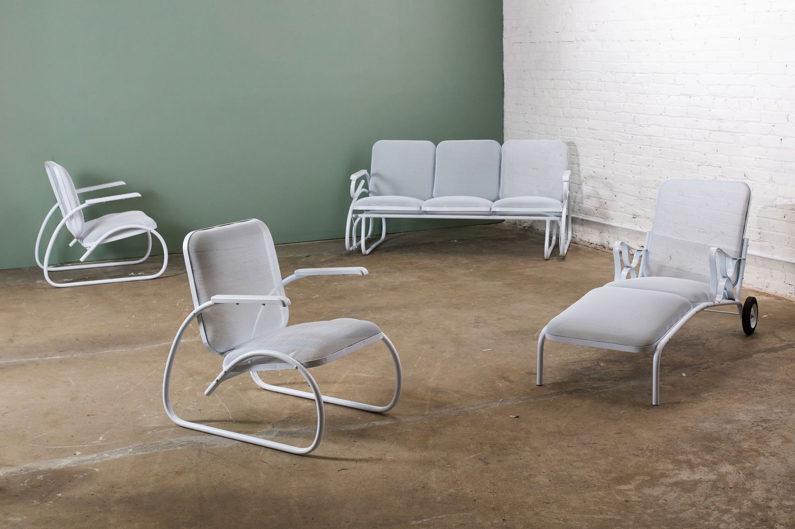 Louis Zerbee, 'Texteel' Seating Set (4) (1 of 15)