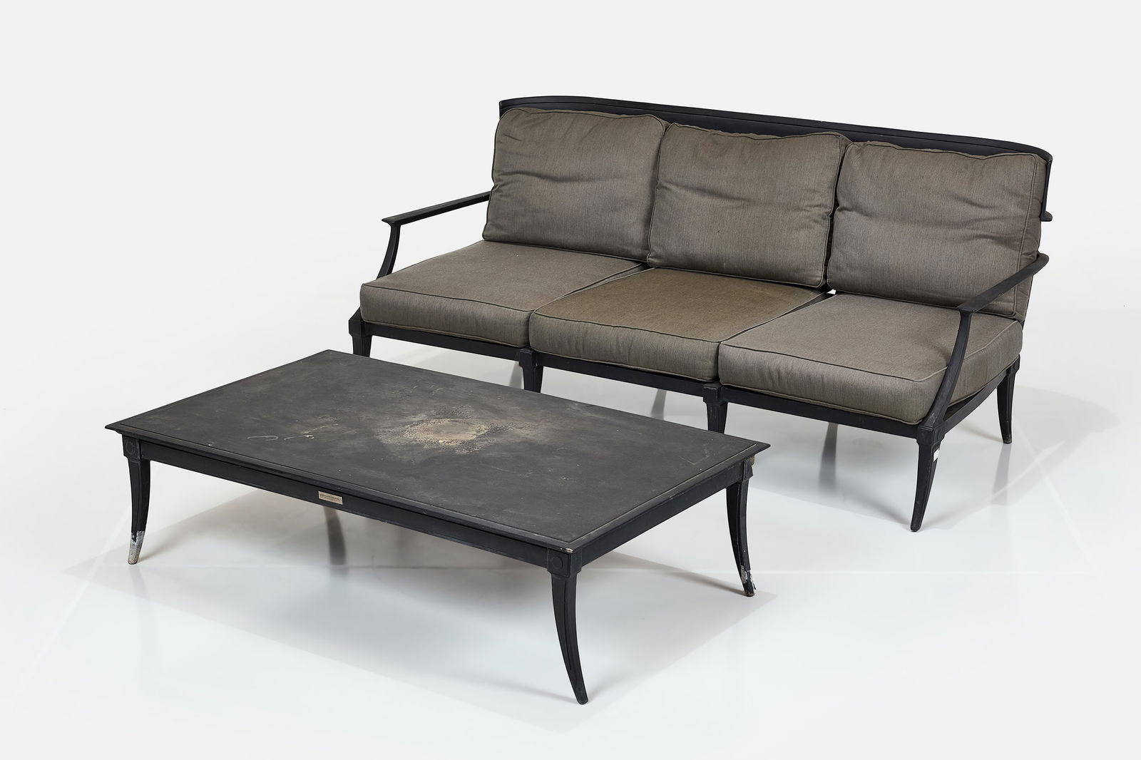 Restoration Hardware, 'Klismos' Sofa + Coffee Table (2) (1 of 19)