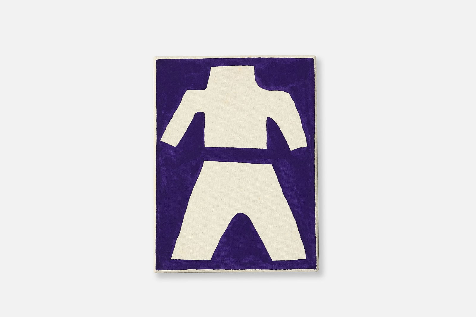 James Ulmer, 'Shirt and Pants' Painting: JAMES ULMER 'Shirt and Pants', 2015 Flashe paint on canvas. Signed, titled and dated, along with Eric Firestone gallery label verso. 12" H x 9" W 