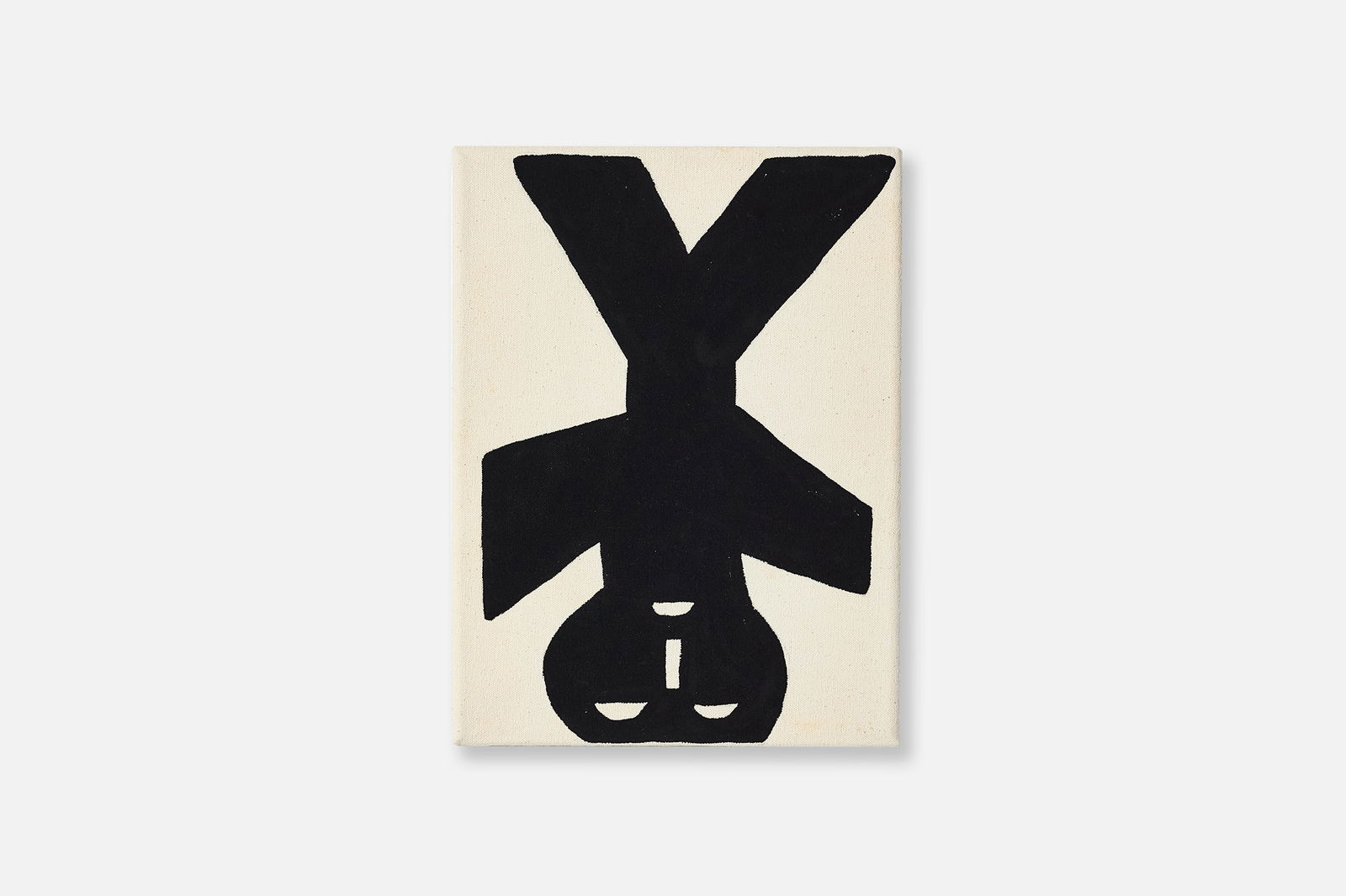 James Ulmer, 'Upside Down' Painting: JAMES ULMER 'Upside Down', 2015 Flashe paint on canvas. Signed, titled and dated, along with Eric Firestone gallery label verso. 12" H x 9" W 