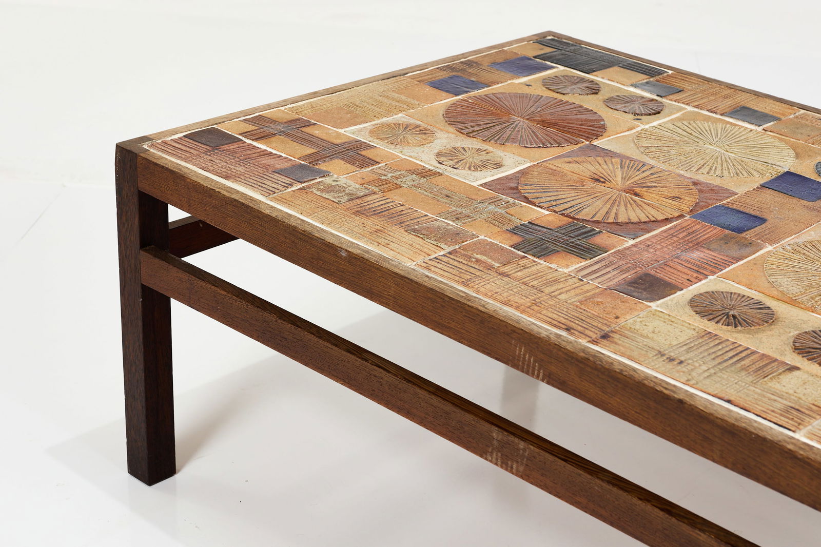 Tue Poulsen + Erik Wortz, Tile-Top Coffee Table - 3