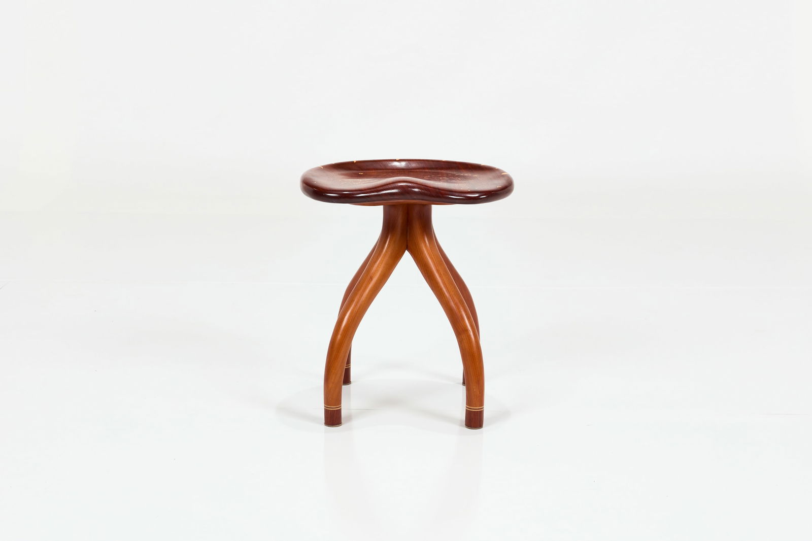 Steven Spiro, Inlaid Stool - 2