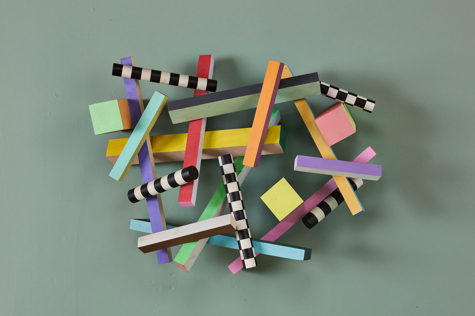 Todd Gray, 'Freedom' Wall Sculpture: TODD GRAY'Freedom', 1992Painted wood. Underside signed, dated, and titled. 24" H x 29" W x 9" D