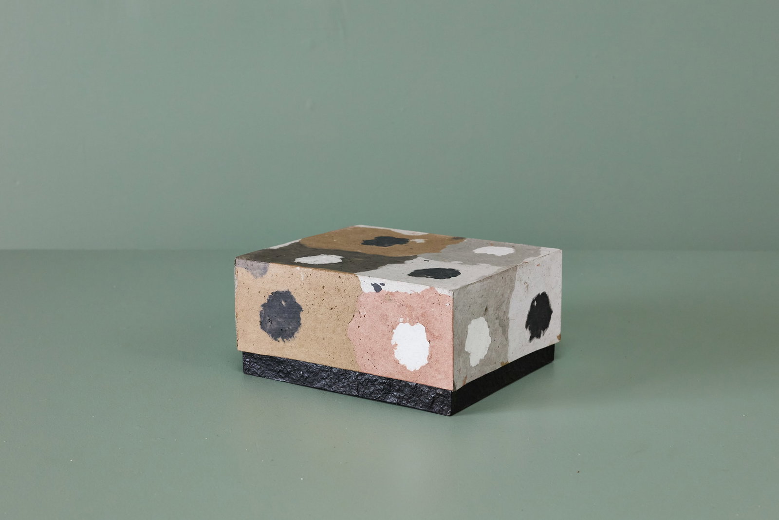 Joel Stearns, 'Dots' Box: JOEL STEARNSLidded box, 2026Hardened hand-crafted paper.Signed and dated to interior. 5" H x 10.5" W x 9" D