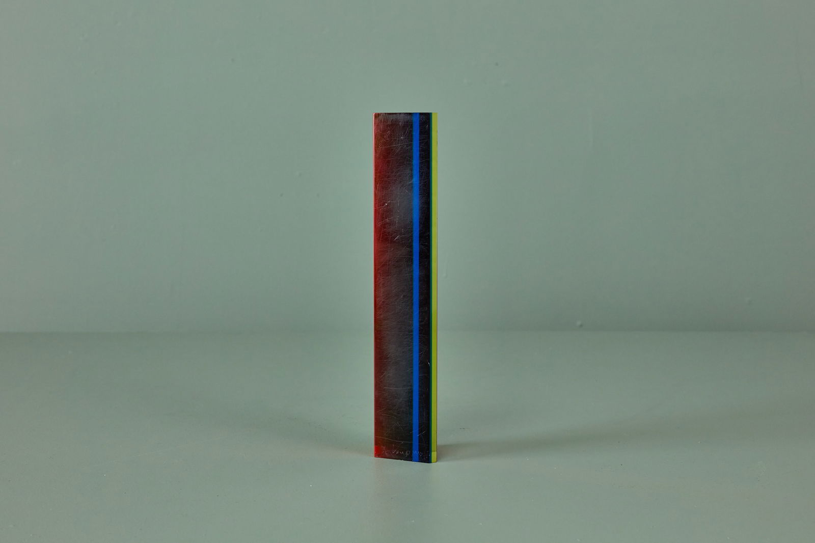 Vasa (Velizar Mihich), Table Sculpture: VASA (VELIZAR MIHICH)Table sculpture, 1996Acrylic.Incised "Vasa 1996". 14" H x 2.75" W x 2.75" D