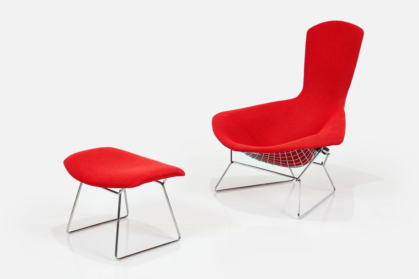 Harry Bertoia, 'Bird' Lounge Chair + Ottoman (2) (1 of 10)