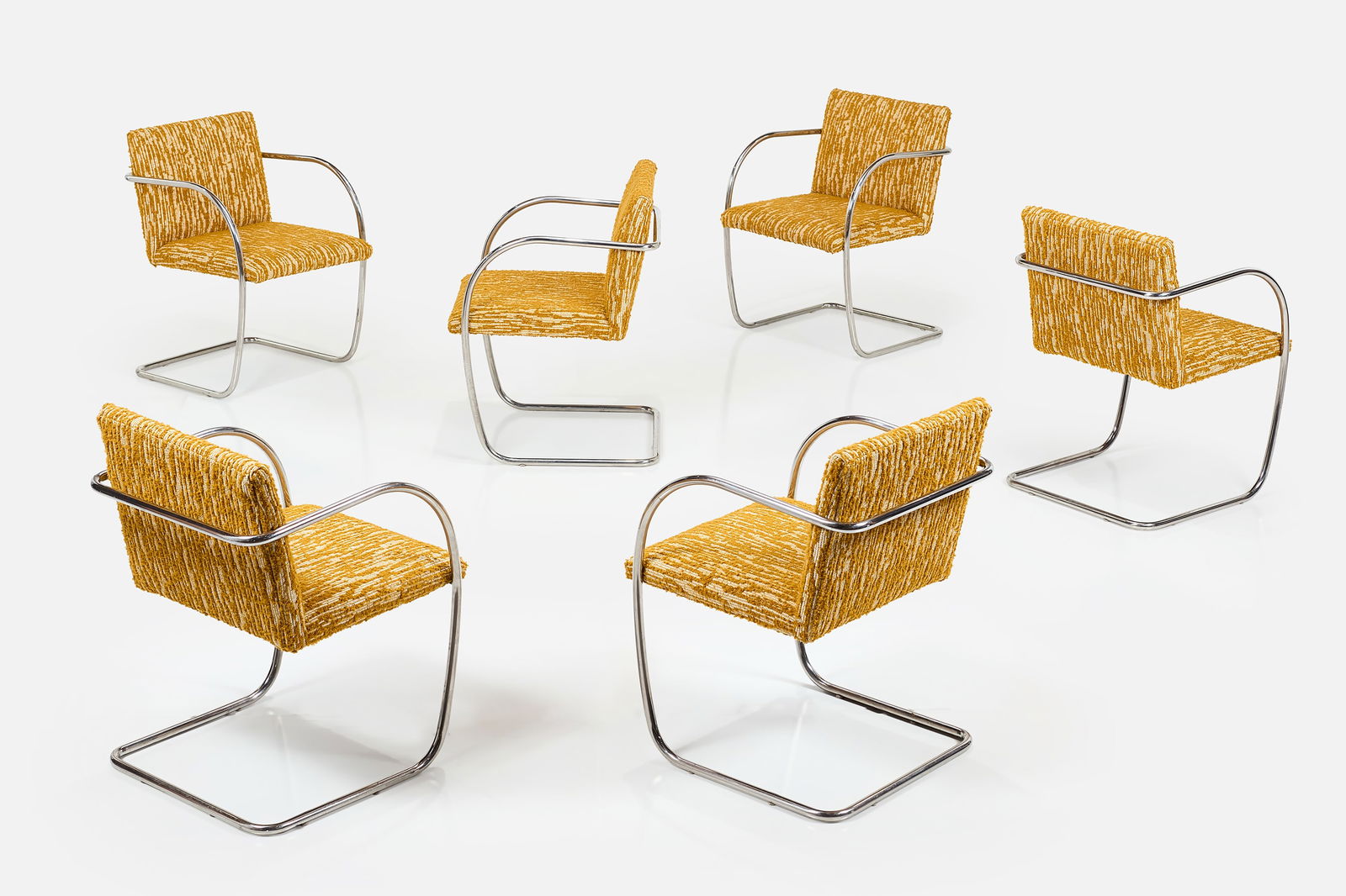 Ludwig Mies van der Rohe, 'Brno' Armchairs (6) (1 of 7)