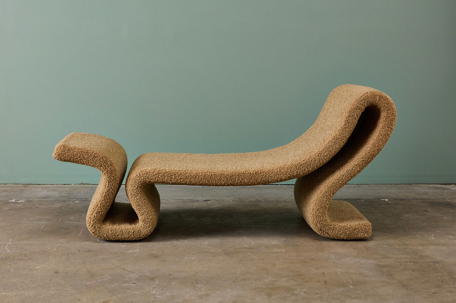 Pietro del Vaglio, 'Roller' Chaise Lounge: PIETRO DEL VAGLIO 'Roller' chaise lounge, 2002 Fabric. Produced in a small edition by Piero Del Vaglio Collezioni, Italy. 32" H x 24" W x 68" D