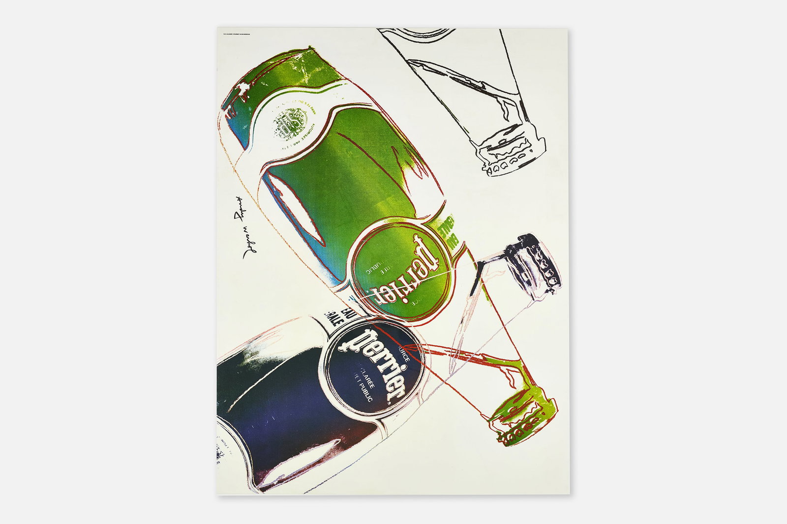 Andy Warhol, 'Perrier (White)' Poster (1 of 7)