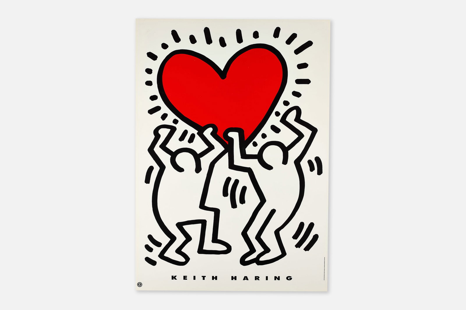 Keith Haring, Heart Poster (1 of 6)