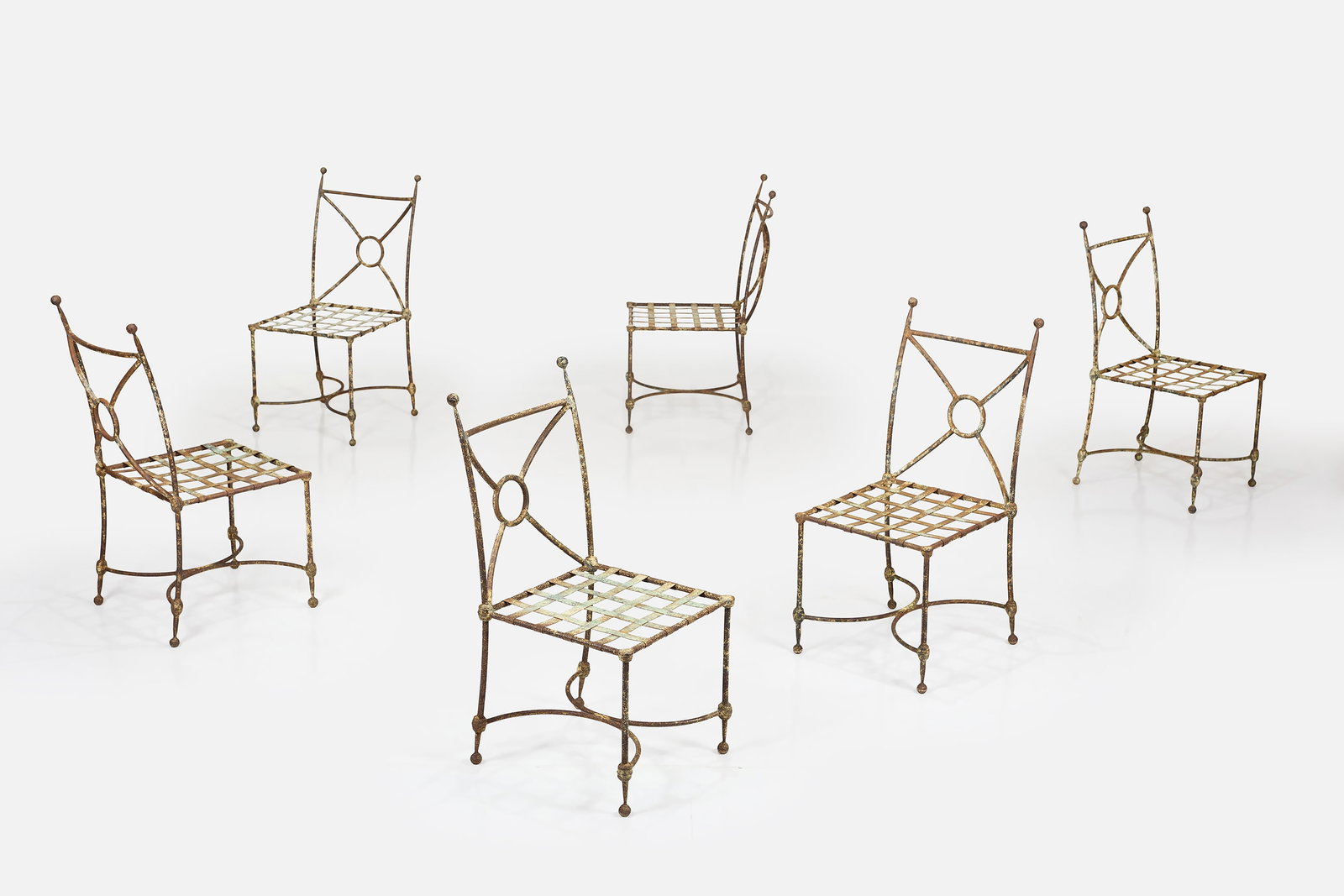 Diego Giacommetti Style, Patio Dining Chairs (6) (1 of 13)