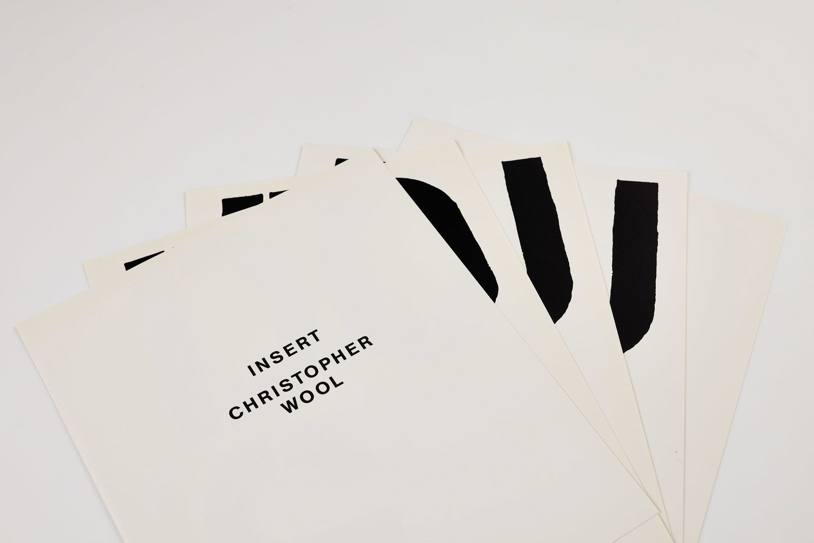 Christopher Wool, 'Run Dog Run' Insert (3) - 11
