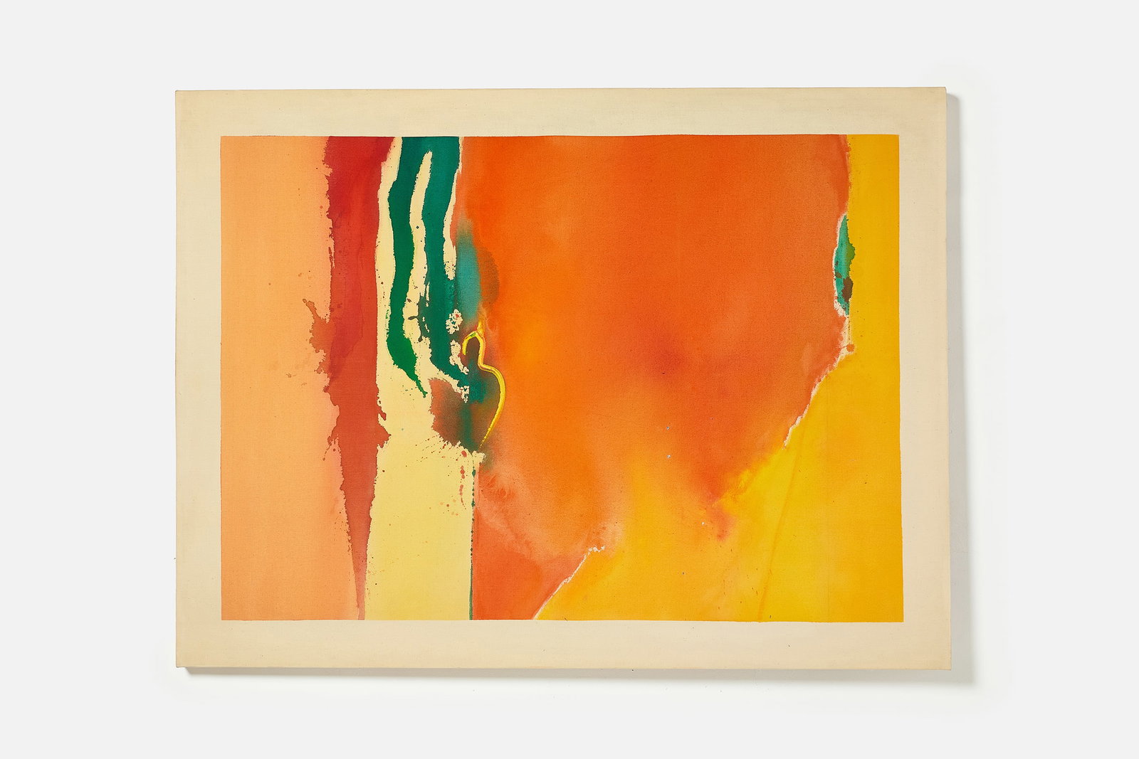 Nancy Hodgson-Moeller, Abstract Painting: NANCY HODGSON-MOELLER Abstract painting, 1978 Acrylic on canvas. Signed and dated verso. 48" H x 64" W