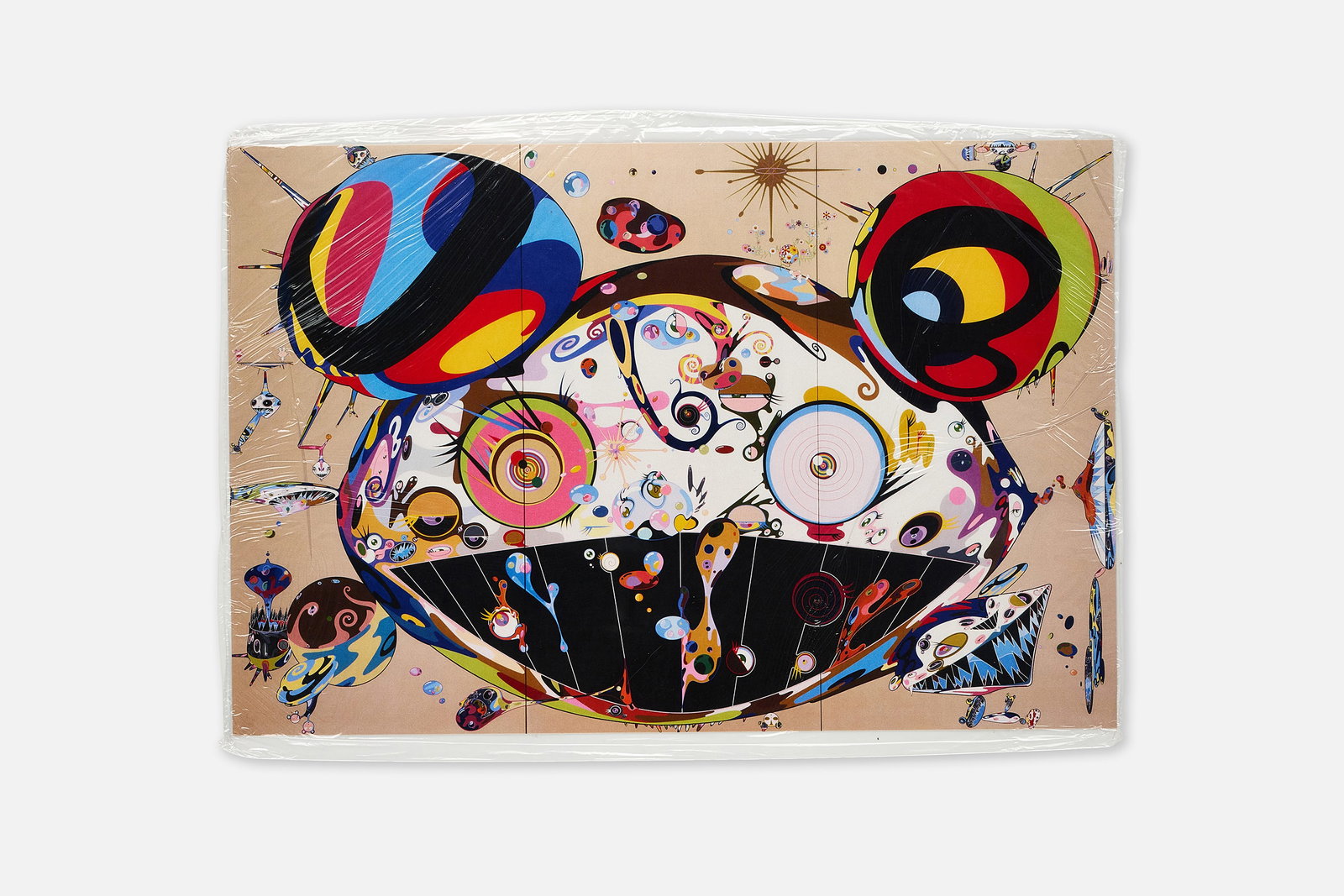 Takashi Murakami, 'Tan Tan Bo' Poster: TAKASHI MURAKAMI 'Tan Tan Bo' exhibition poster, 2001 / 2018 Offset lithograph in colors on paper. Published by the Modern Art Museum of Fort Worth, Texas. Exhibition poster for 'Takashi