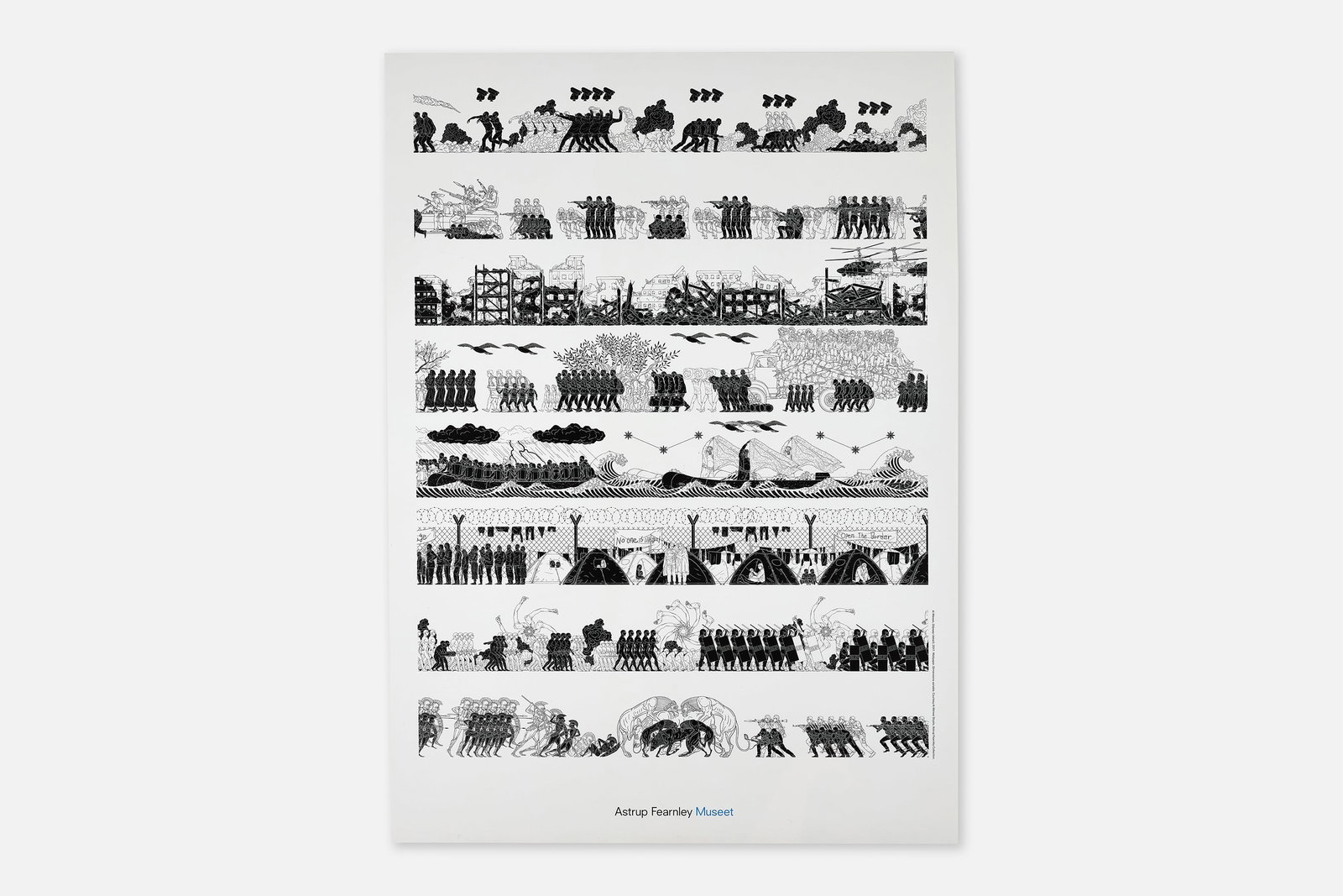 Ai Weiwei, 'Odyssey' Poster: AI WEIWEI 'Odyssey' poster, 2017 Offset lithograph printed in colors. From the unnumbered edition of 1000. Published for the Astrup Fearnley museum, Oslo. 27.5" H x