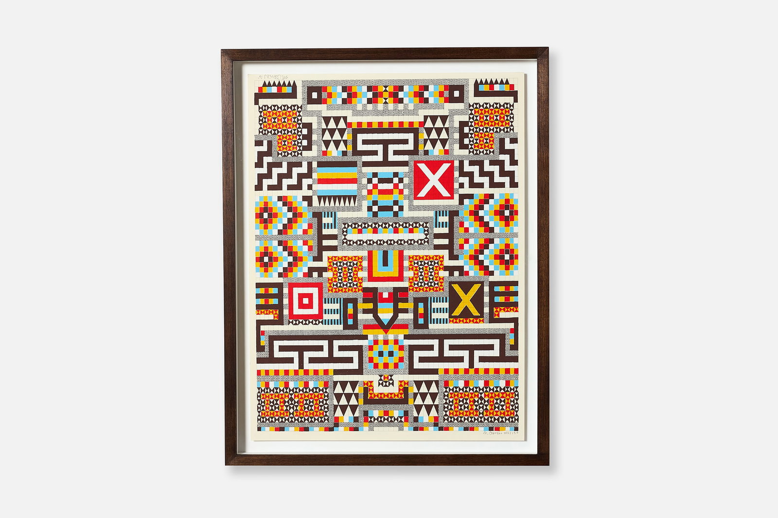 Matthew Craven, 'Gridlocke (totem)' Silkscreen: MATTHEW CRAVEN 'Gridlocke (totem)', 2016 Silkscreen. Signed, dated and editioned in opposite corners. Number 025 from the edition of 150. Sheet: 24" H x18" W 