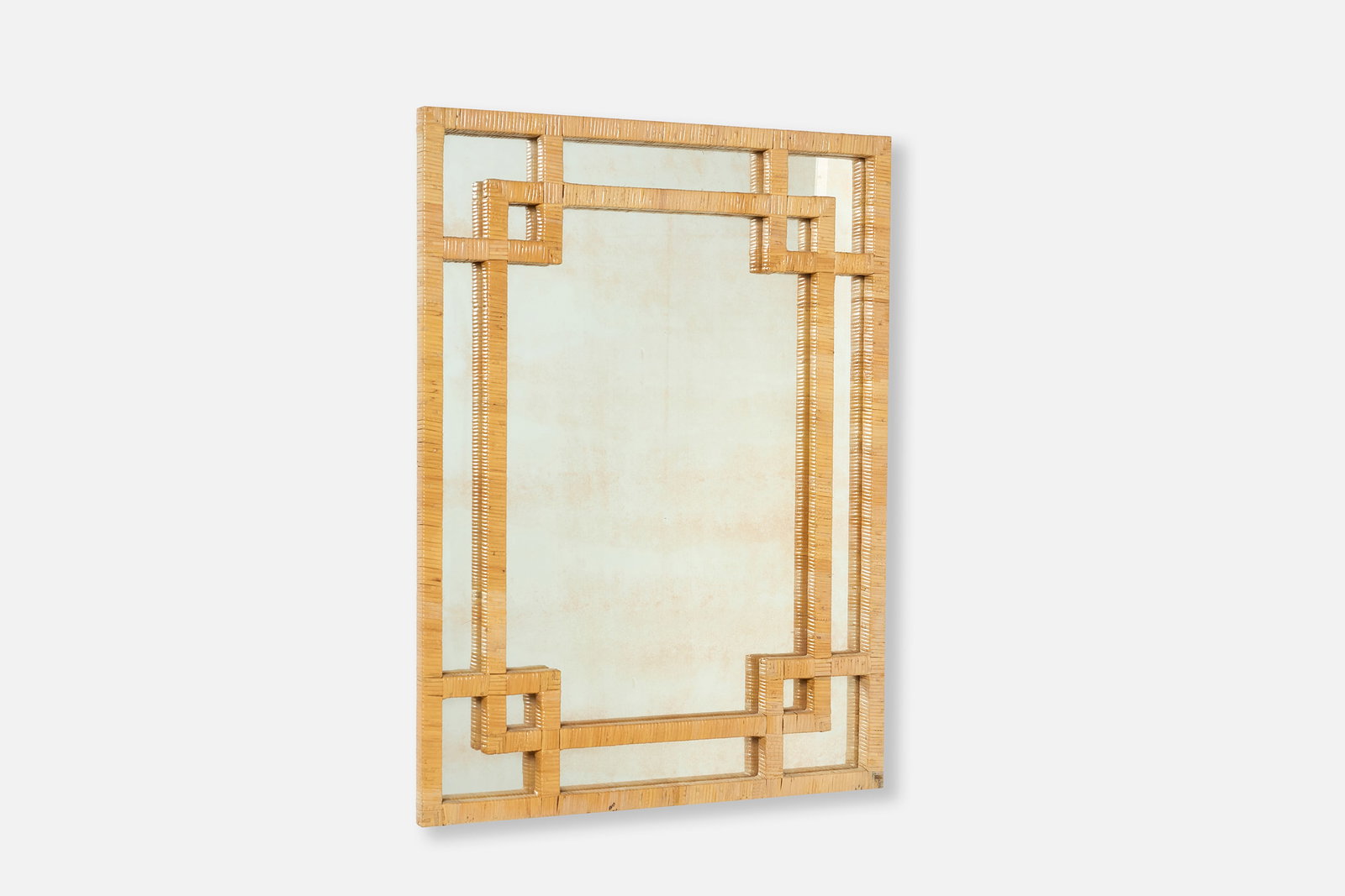 Modern, Raffia Mirror - 2