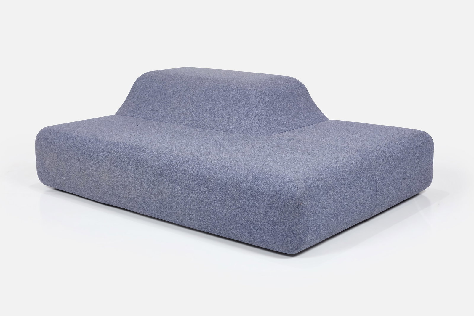 Piero Lissoni, 'Season' Bench: PIERO LISSONI 'Season' bench, 2011 Fabric. Manufactured by Viccarbe, Spain. Manufacturer's seam tag to one side. 23" H x 72" W x 49" D Seat height: 14"