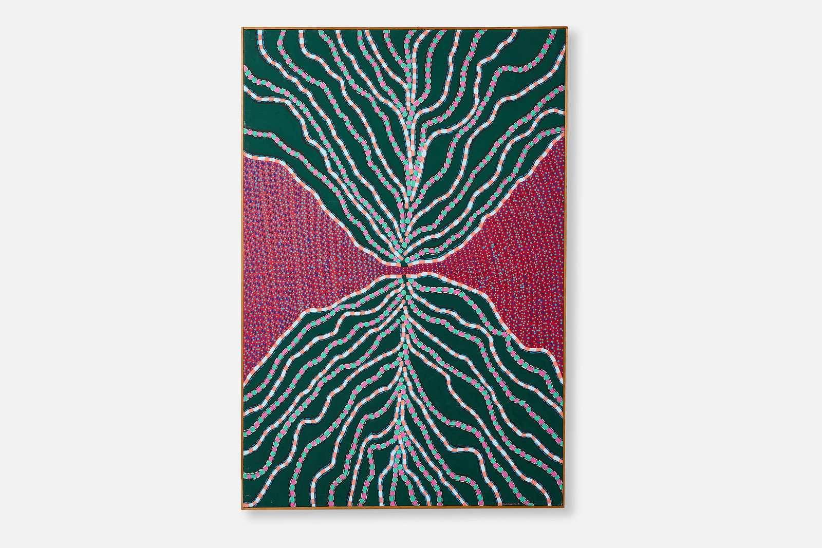 Nikki Schrager, Untitled Painting: NIKKI SCHRAGER Untitled, 1970 Acrylic on canvas. Signed and dated at lower right. 64" H x 43" W 