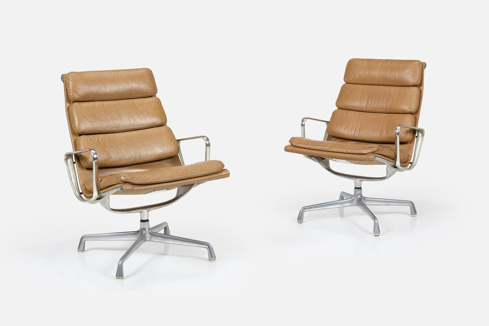 Charles + Ray Eames, 'Softpad' Lounge Chairs (2) (1 of 13)
