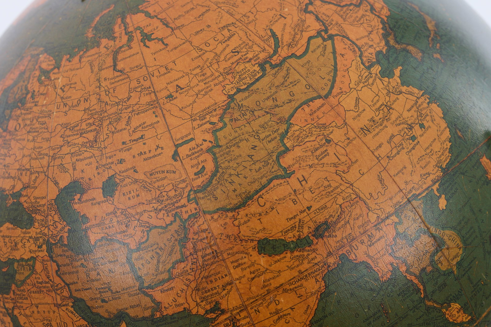 Replogle, Art Deco Illuminated Globe - 10