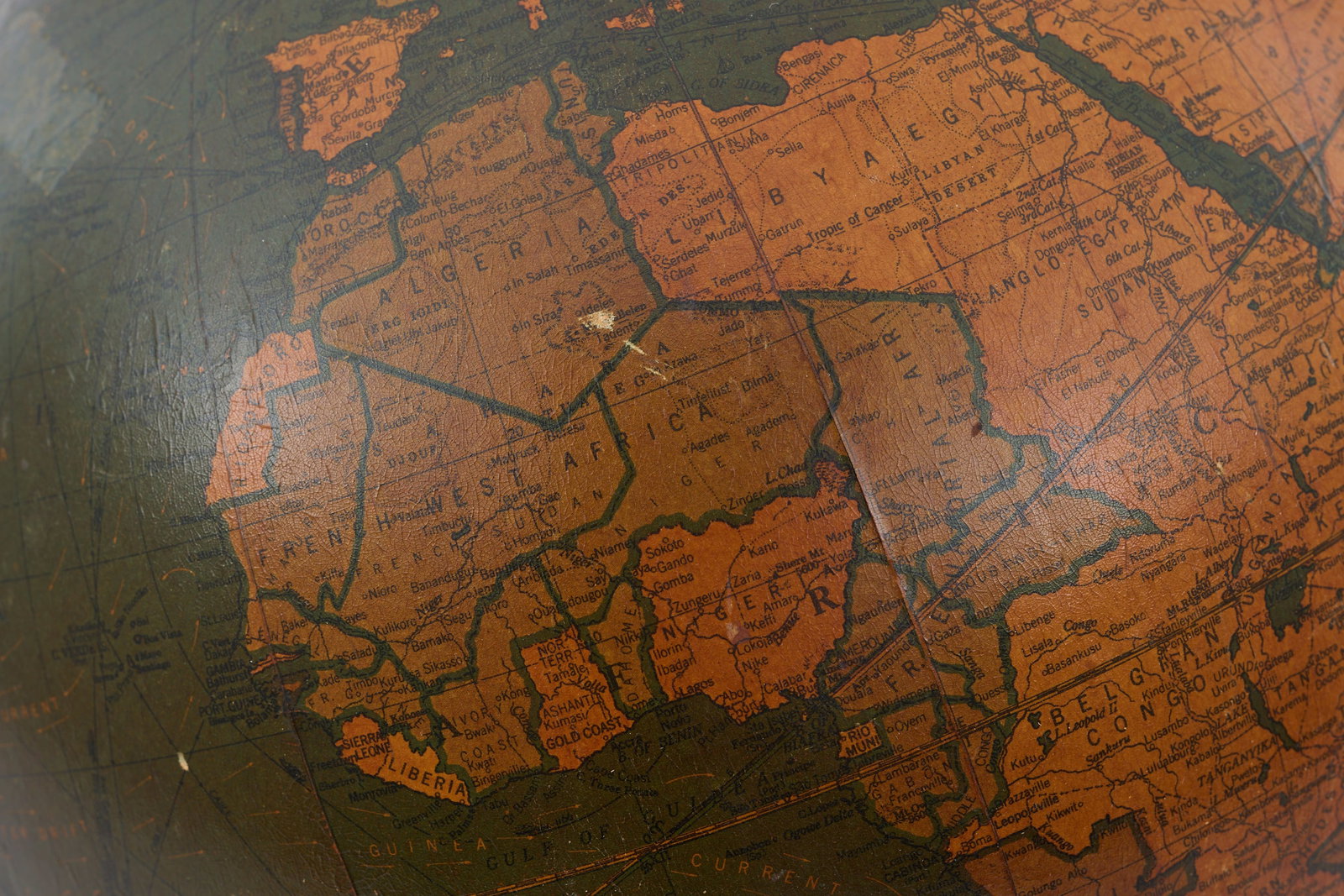 Replogle, Art Deco Illuminated Globe - 12