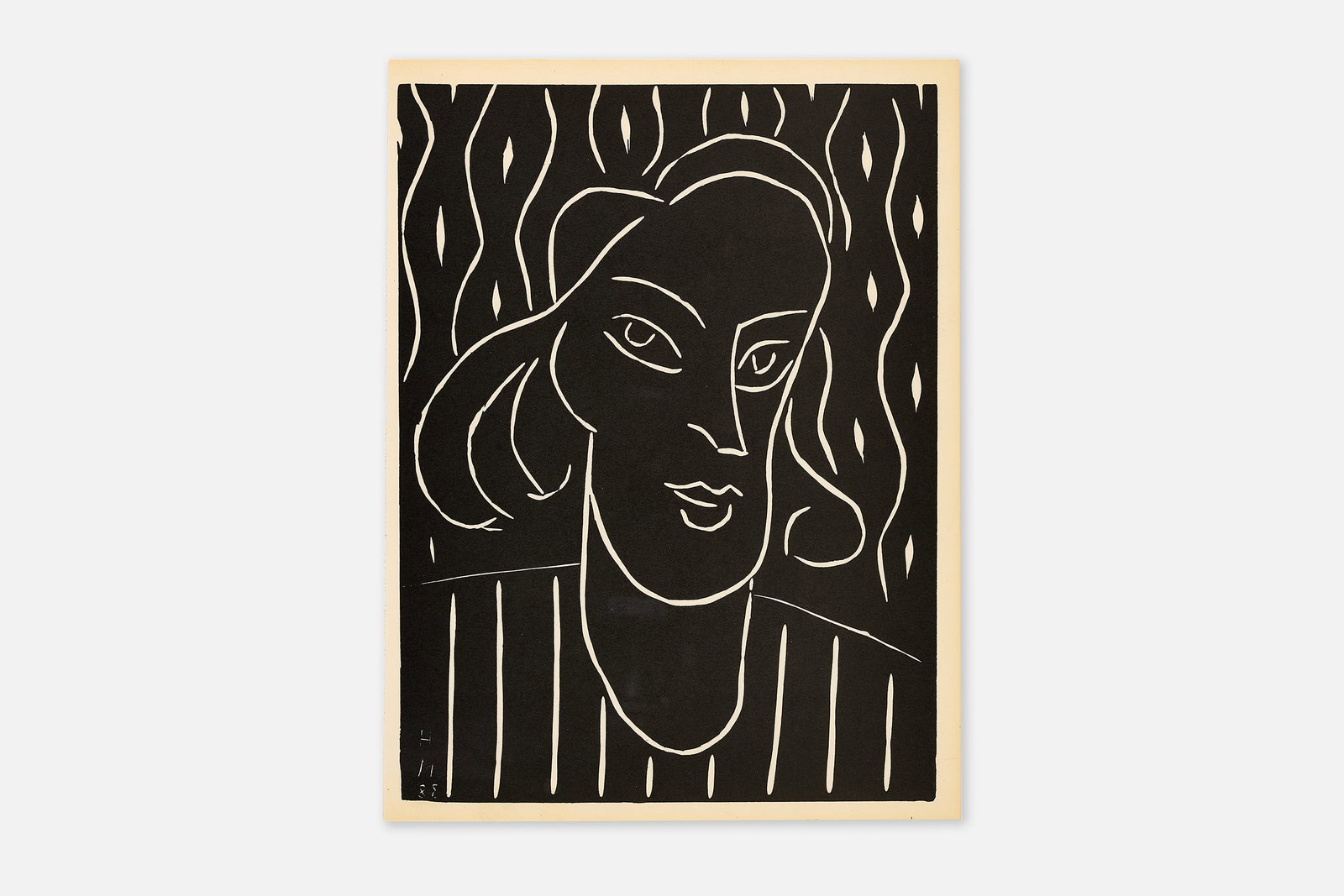 Henri Matisse, 'Teeny': HENRI MATISSE 'Teeny', 1938 / 1959 Linocut on paper. Signed and dated in plate to lower left 'HM 83'. Printed to verso 'Henri Matisse. Linoleum engraving for the XXe Siecle.