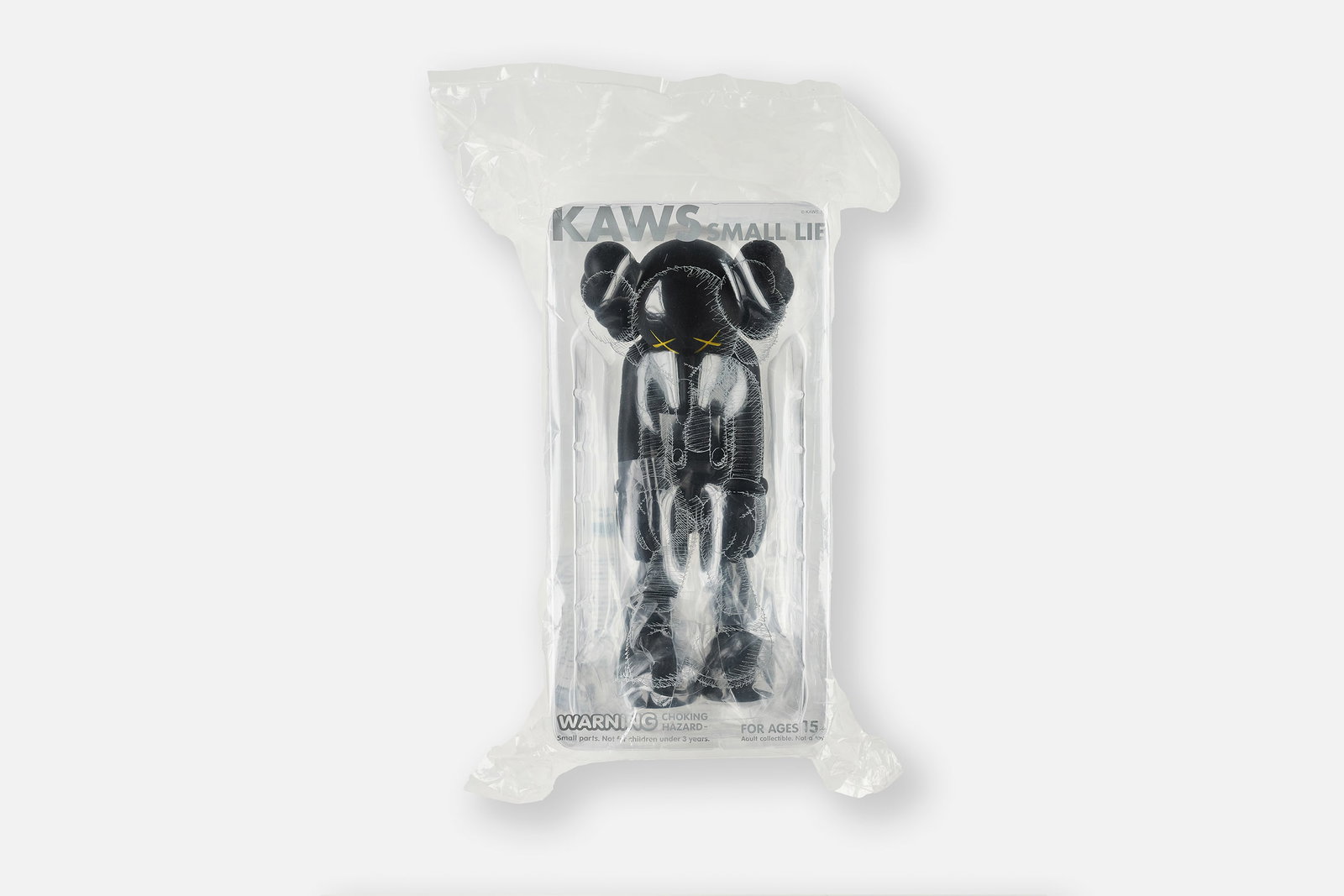 KAWS, 'Small Lie Companion': KAWS (BRIAN DONNELLY) 'Small Lie Companion', 2017 Painted vinyl, plastic. Manufactured by Medicom Toy Corporation, Japan. 11" H x 5" W x 4.5" D
