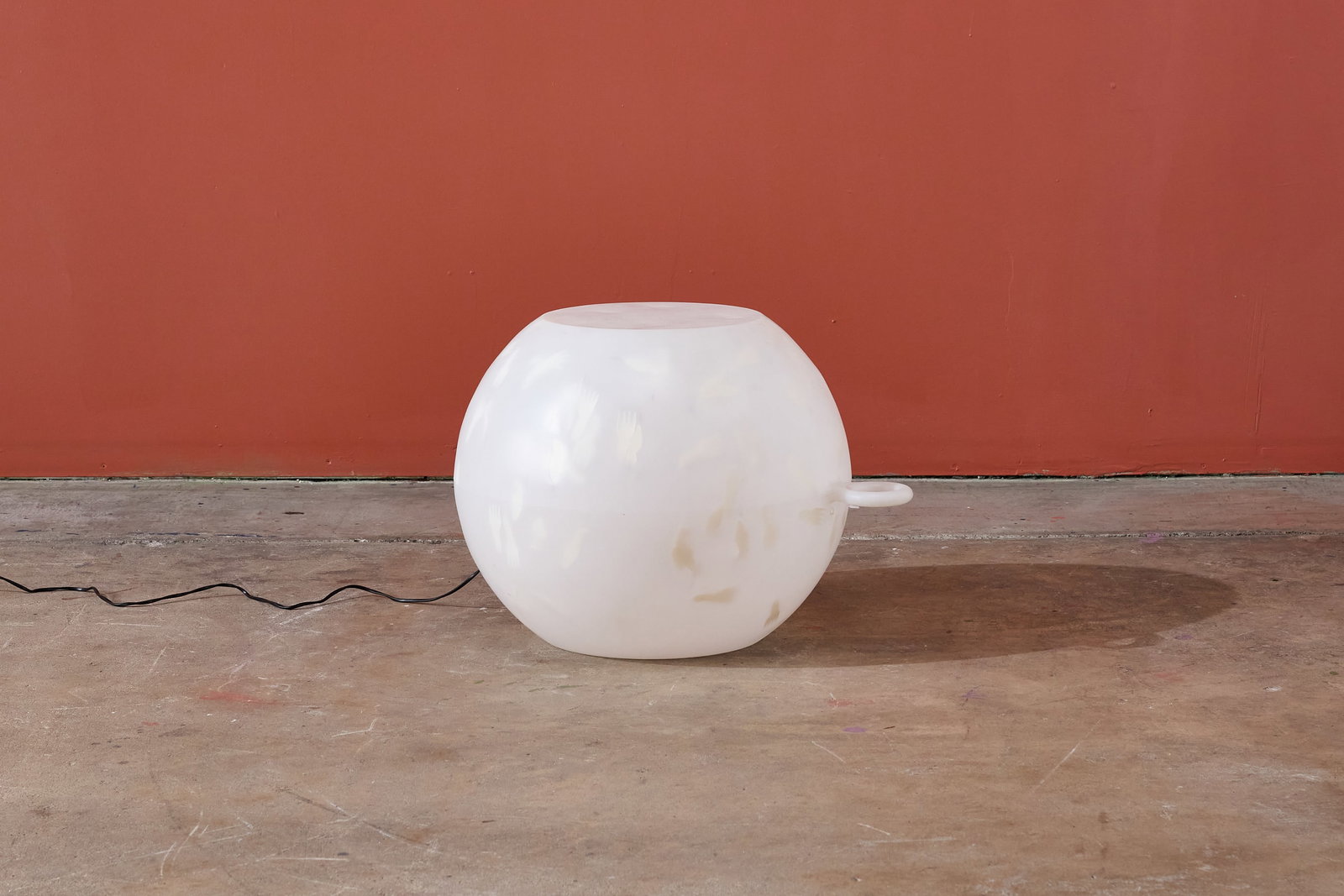 Richard Hutten, 'Zzzidt-object' Illuminating Stool: RICHARD HUTTEN 'Zzzidt-object' table / stool / lamp, 2000 Plastic. Originally designed for the gardens of the Centraal Museum Utrecht, The Netherlands. Molded signature and date to the