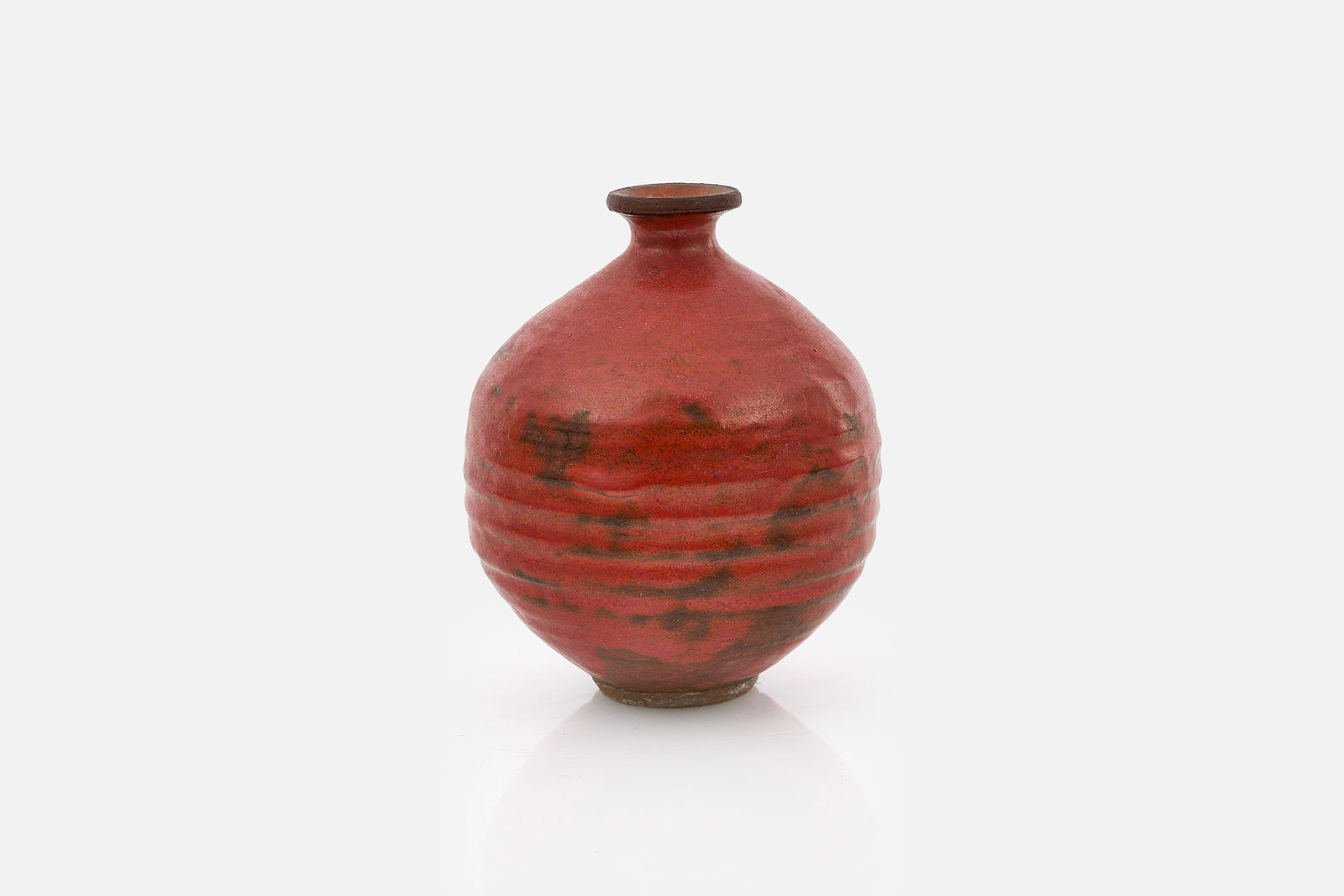 Doyle Lane, Weed Pot: DOYLE LANE Weed pot, late 1960s Glazed stoneware. Studio-made, El Sereno, CA. Underside incised "LANE" and written in pencil "DL 33" and "310". 4" H x