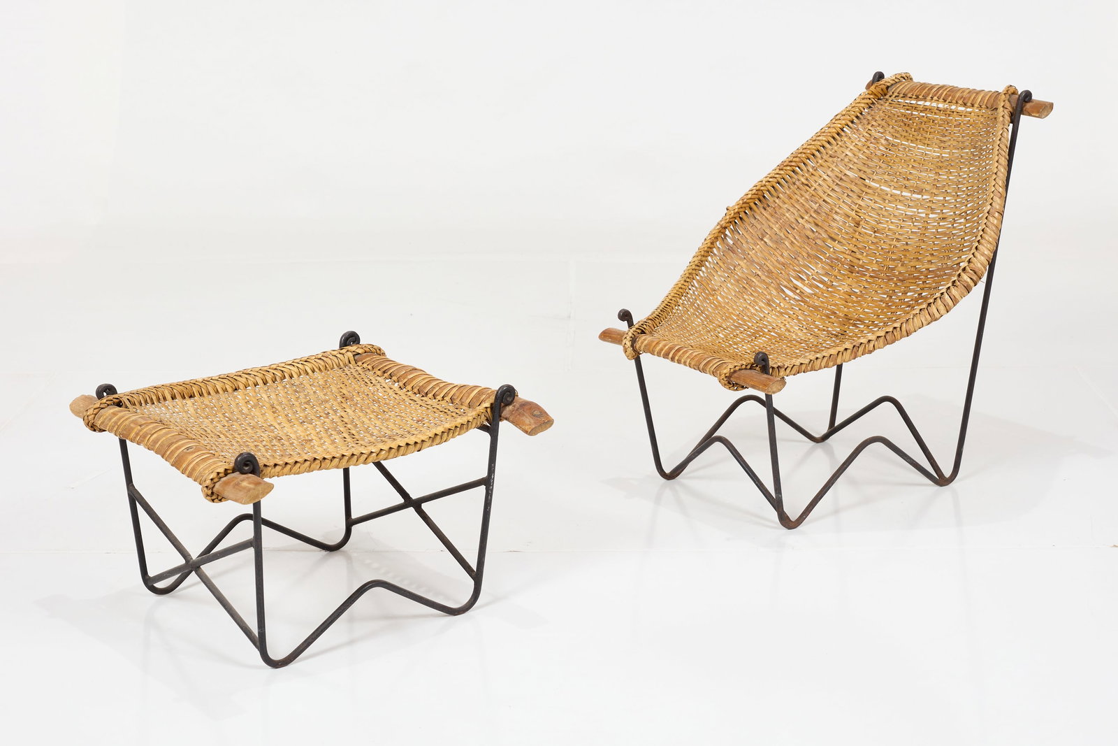 John Risley, 'Duyan' Lounge Chairs + Ottoman (3) - 2