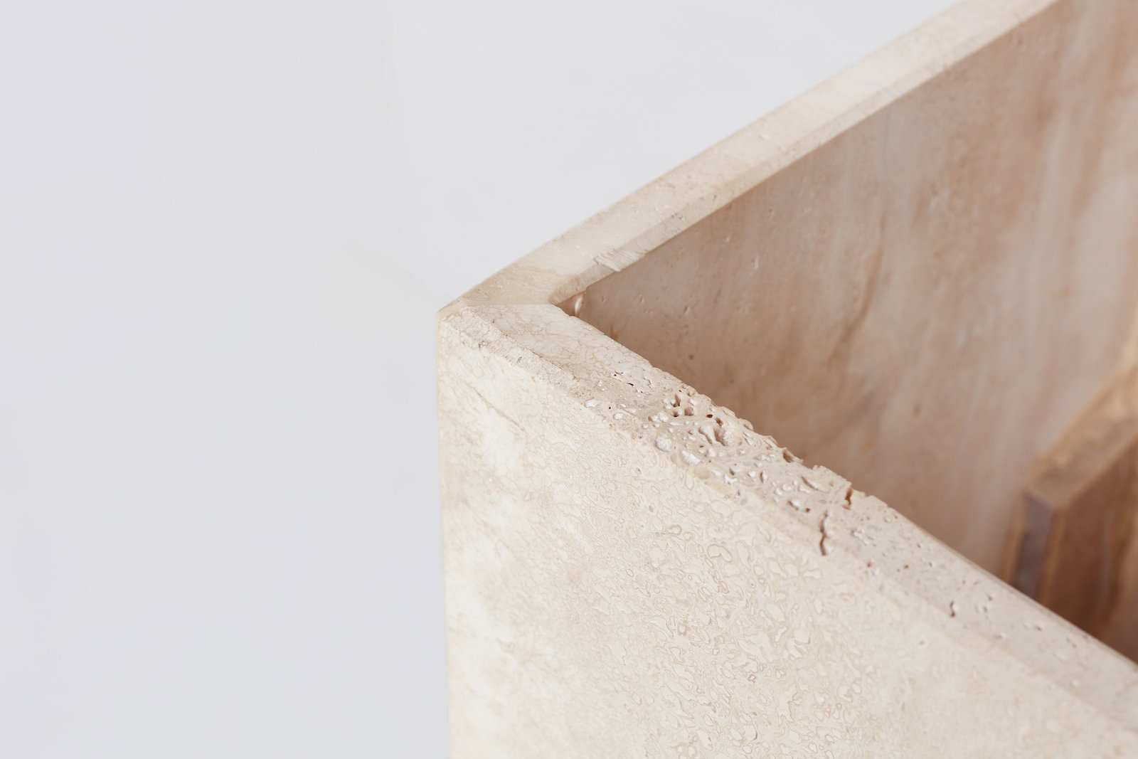 Modernist, Travertine Dining Table - 4