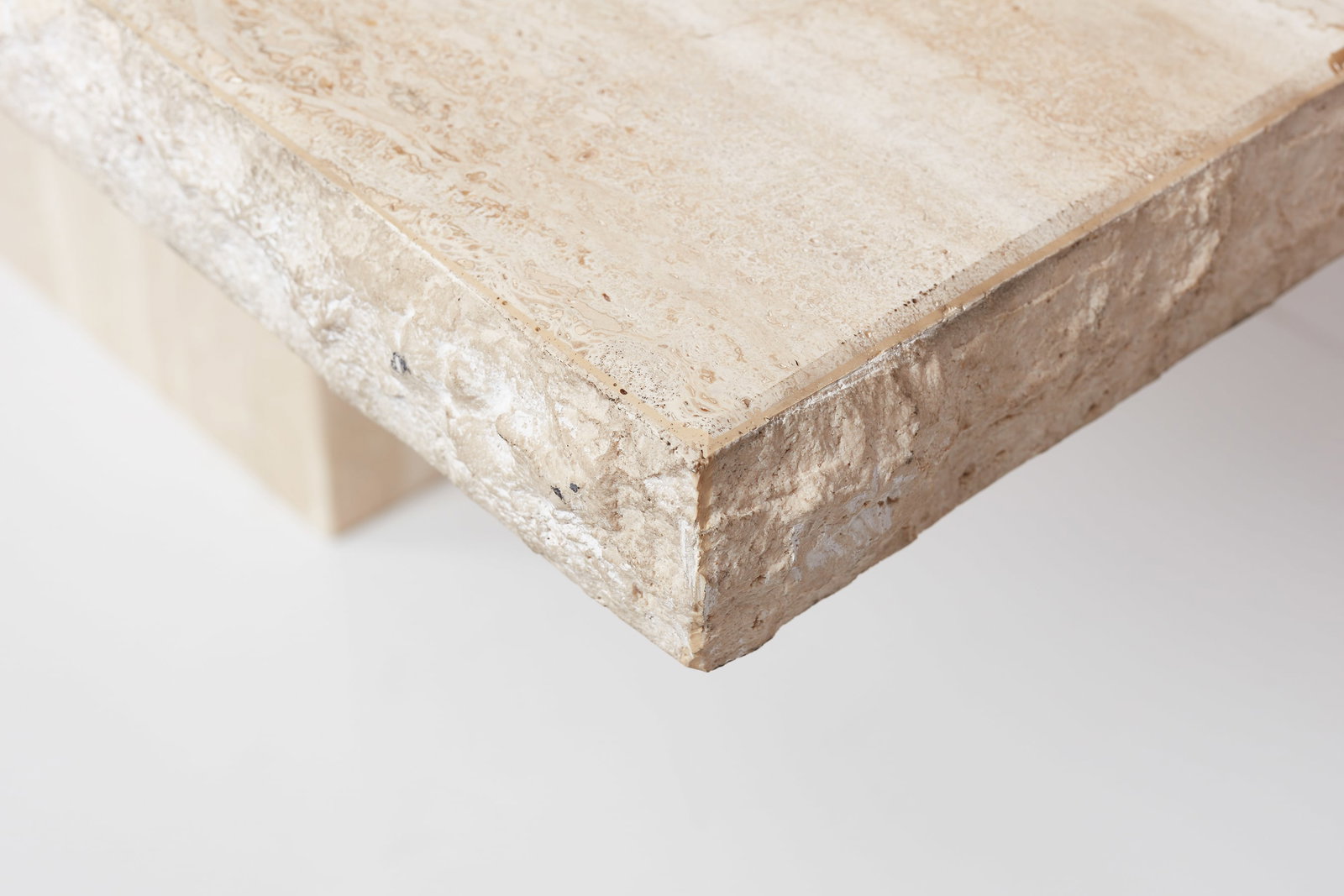 Modernist, Travertine Dining Table - 7
