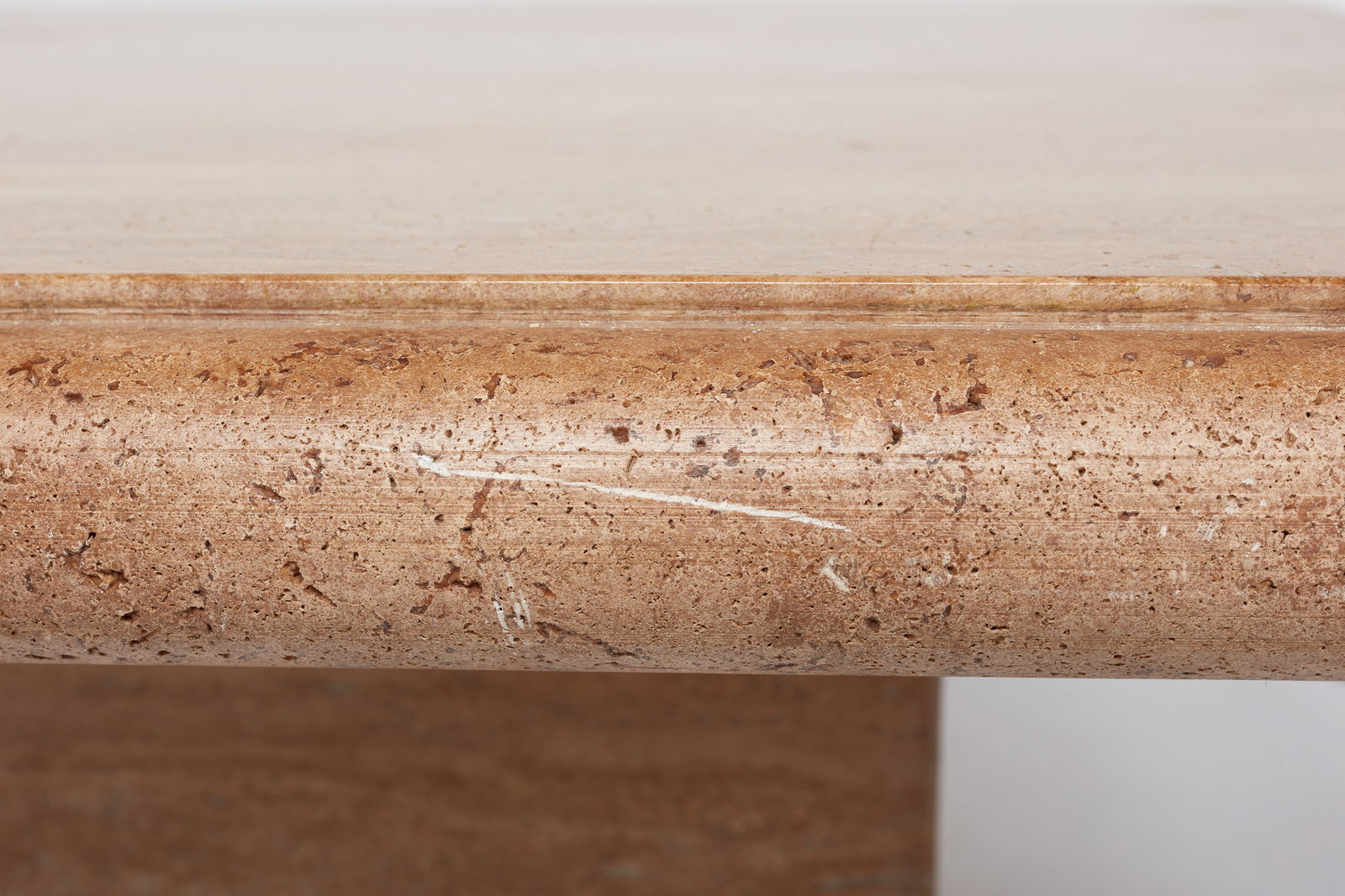 Modernist, Travertine Coffee Table - 12