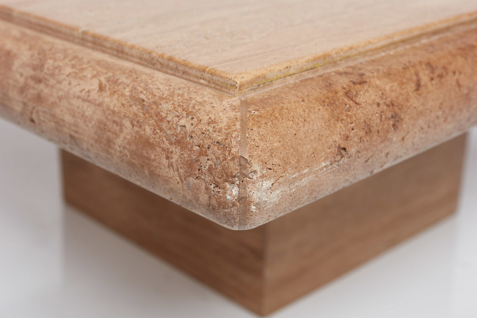 Modernist, Travertine Coffee Table - 13