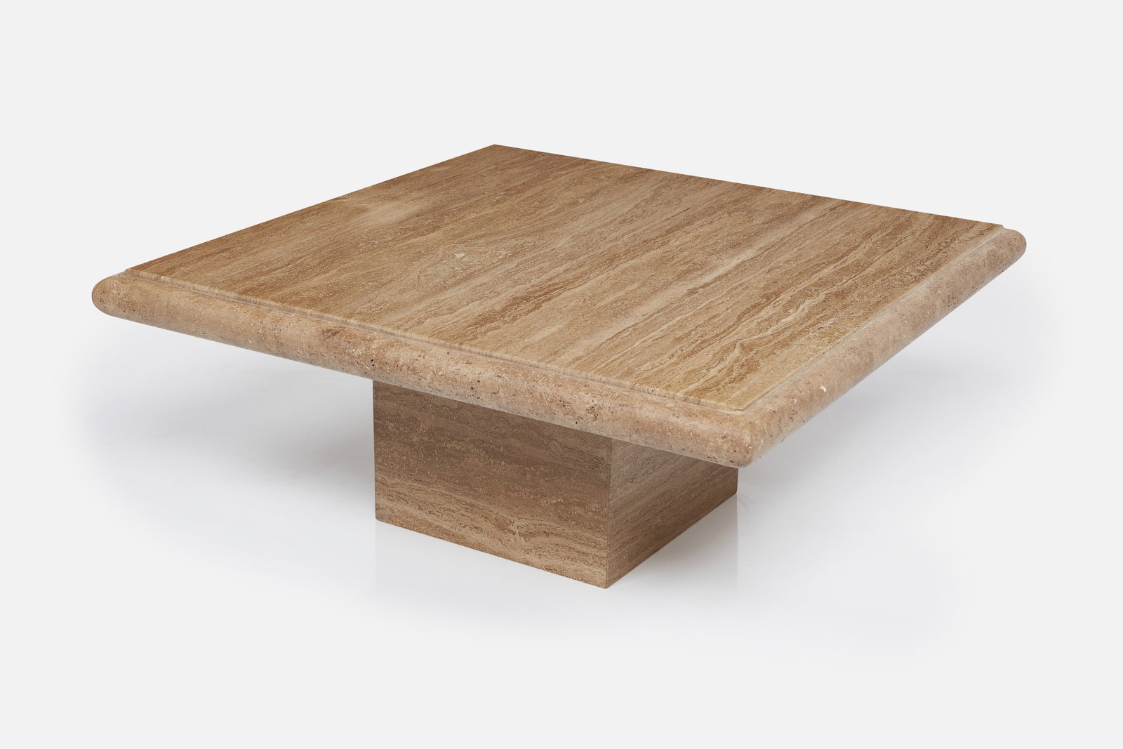 Modernist, Travertine Coffee Table - 2