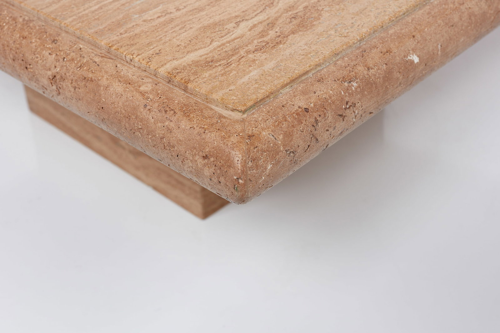 Modernist, Travertine Coffee Table - 7
