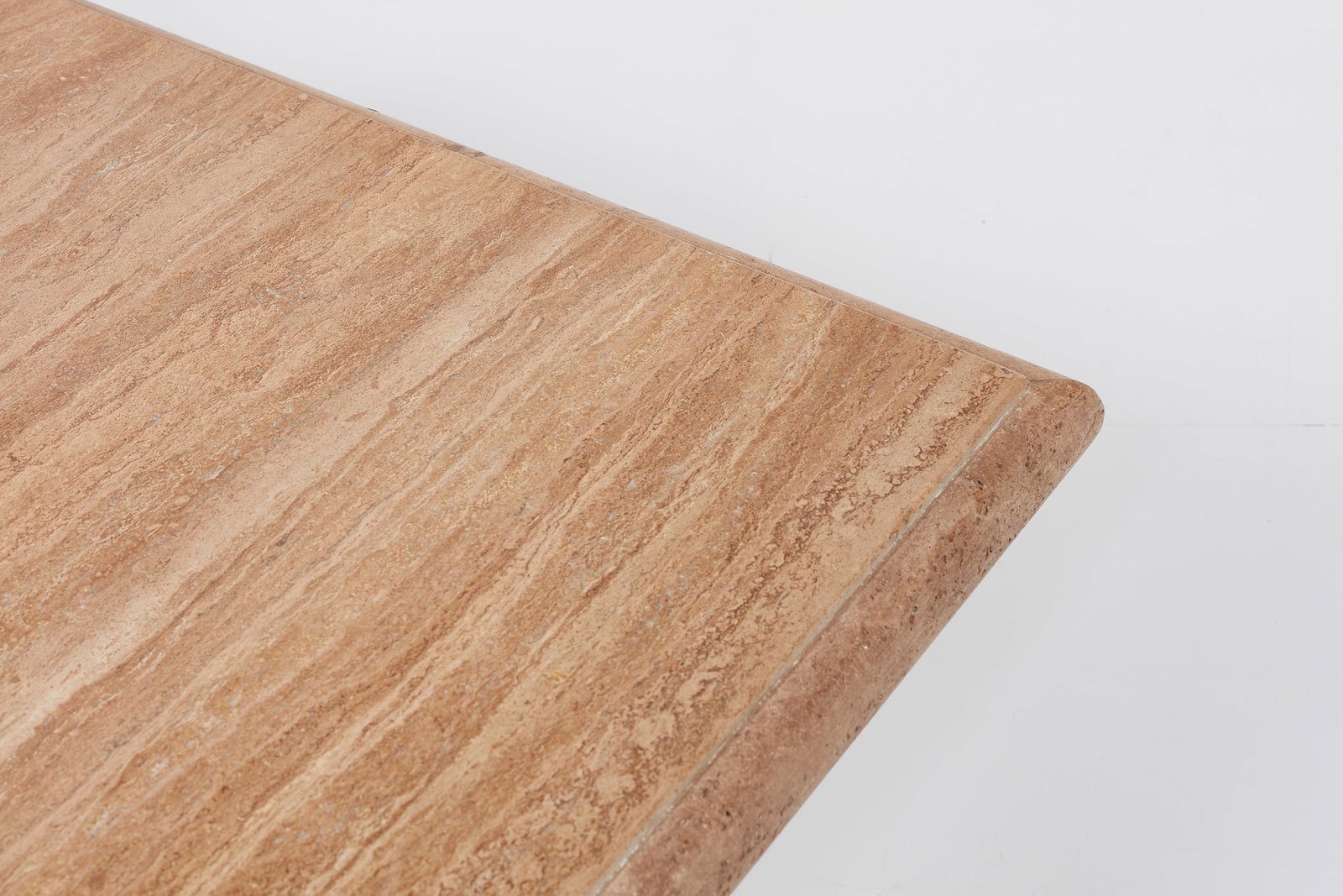 Modernist, Travertine Coffee Table - 8
