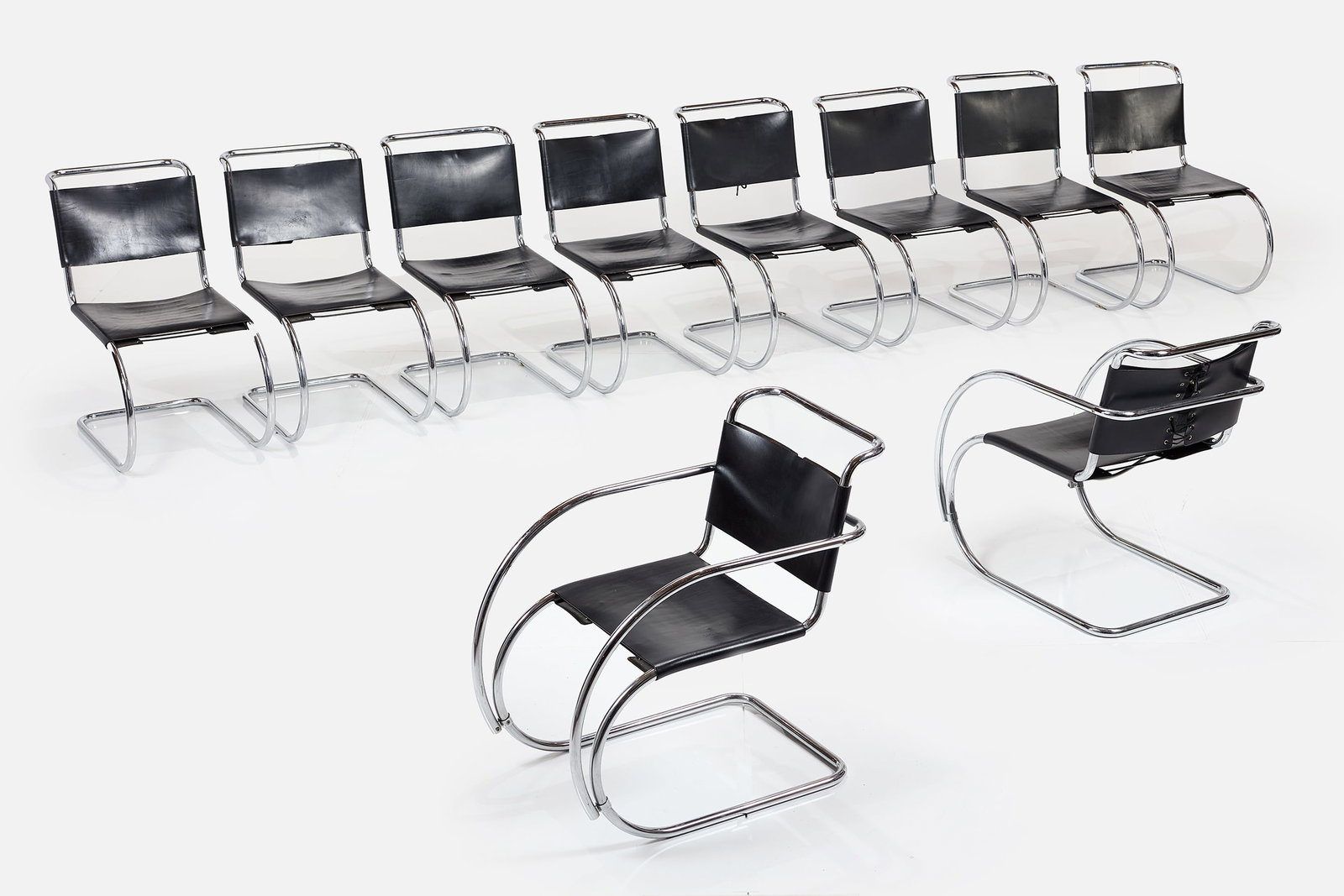 Ludwig Mies van der Rohe, 'MR' Chairs (10) (1 of 1)