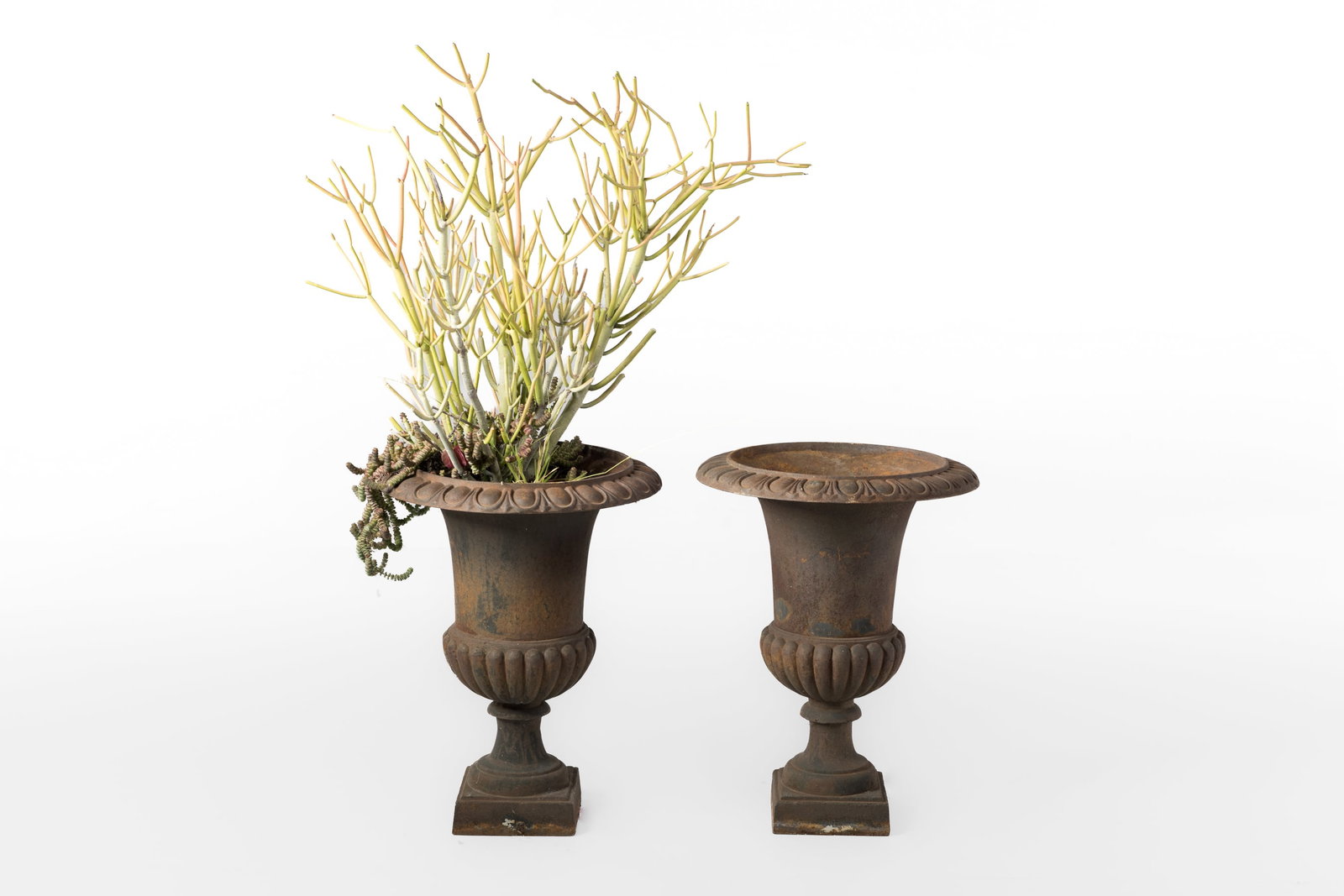 Neoclassial, Cast Iron Urns (2) (1 of 8)