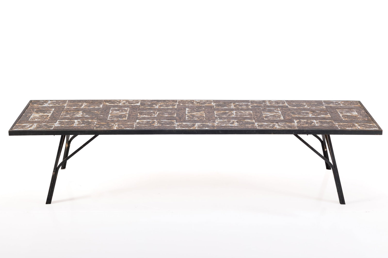 Danish, Tile-Top Coffee Table - 2