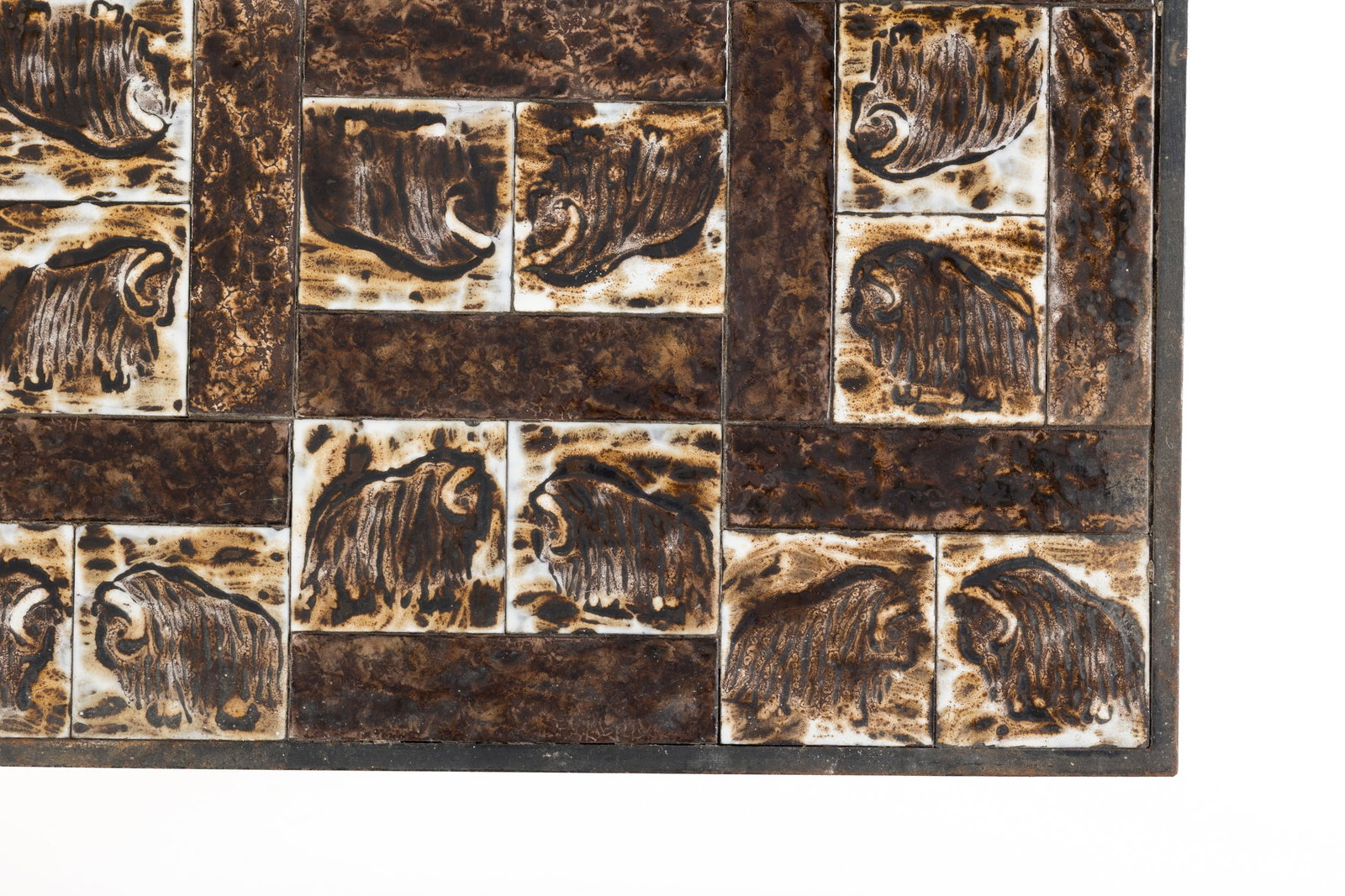 Danish, Tile-Top Coffee Table - 4