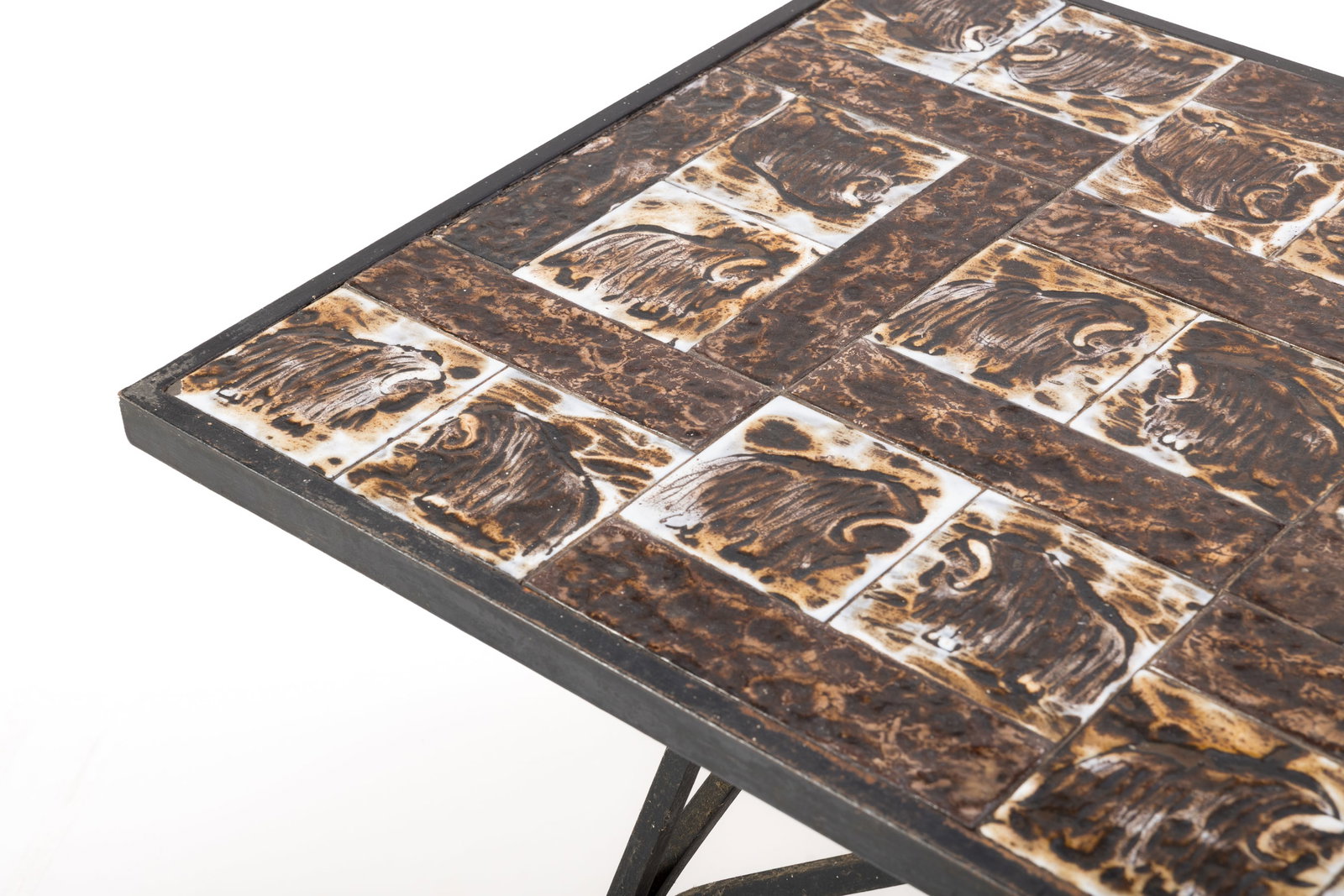 Danish, Tile-Top Coffee Table - 5