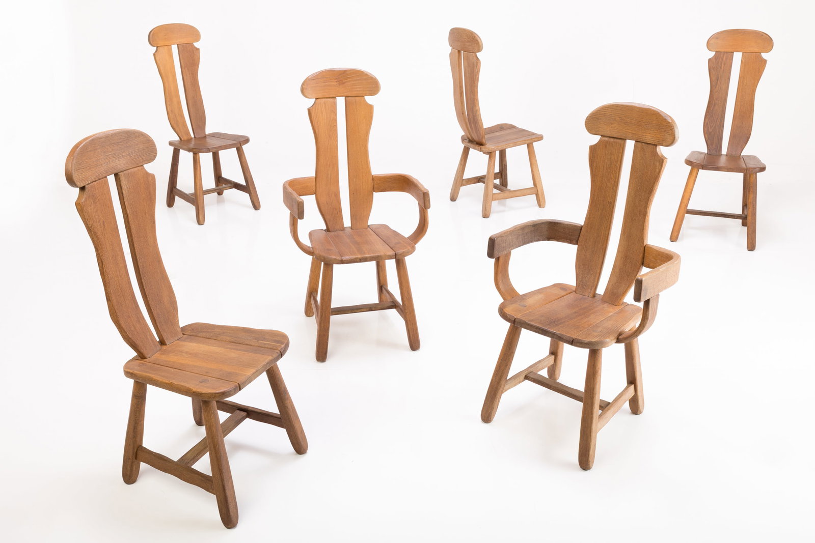 De Puydt, High-Back Dining Chairs (6) (1 of 10)