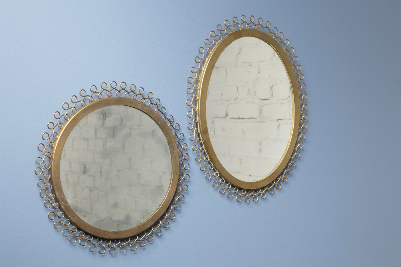 Swedish, Small Wall Mirrors (2) - 2