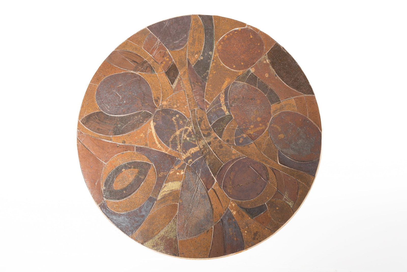Danish, Round Tile-Top Table - 2
