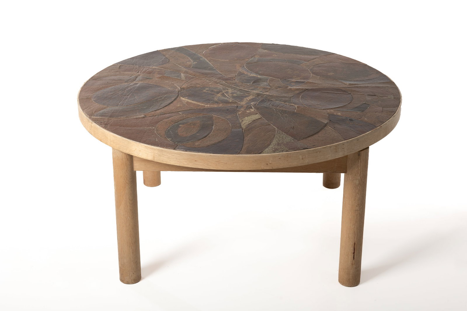 Danish, Round Tile-Top Table - 3